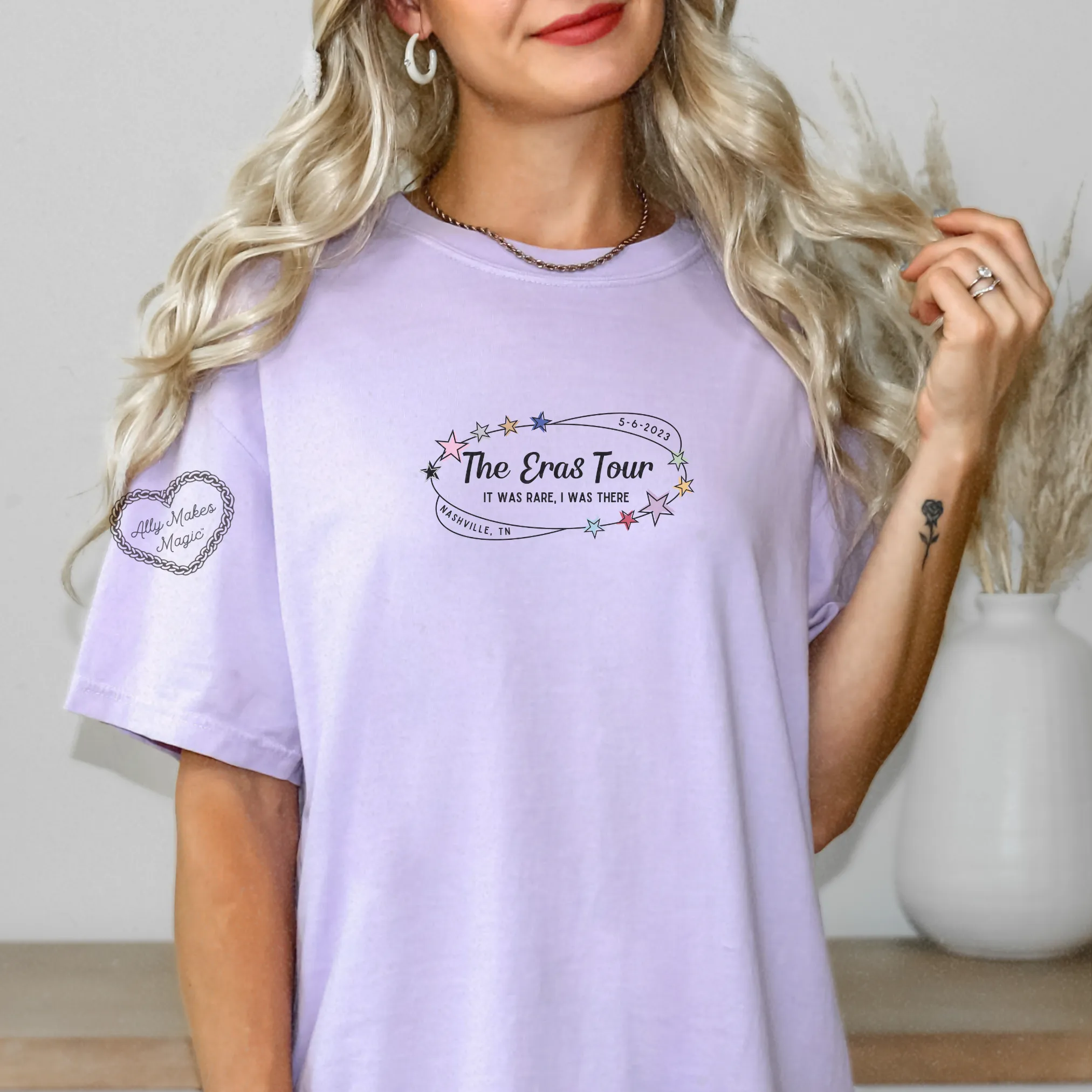nashville night 2 tee | comfort colors *custom* sold by Ally Makes Magic product image thumbnail 2