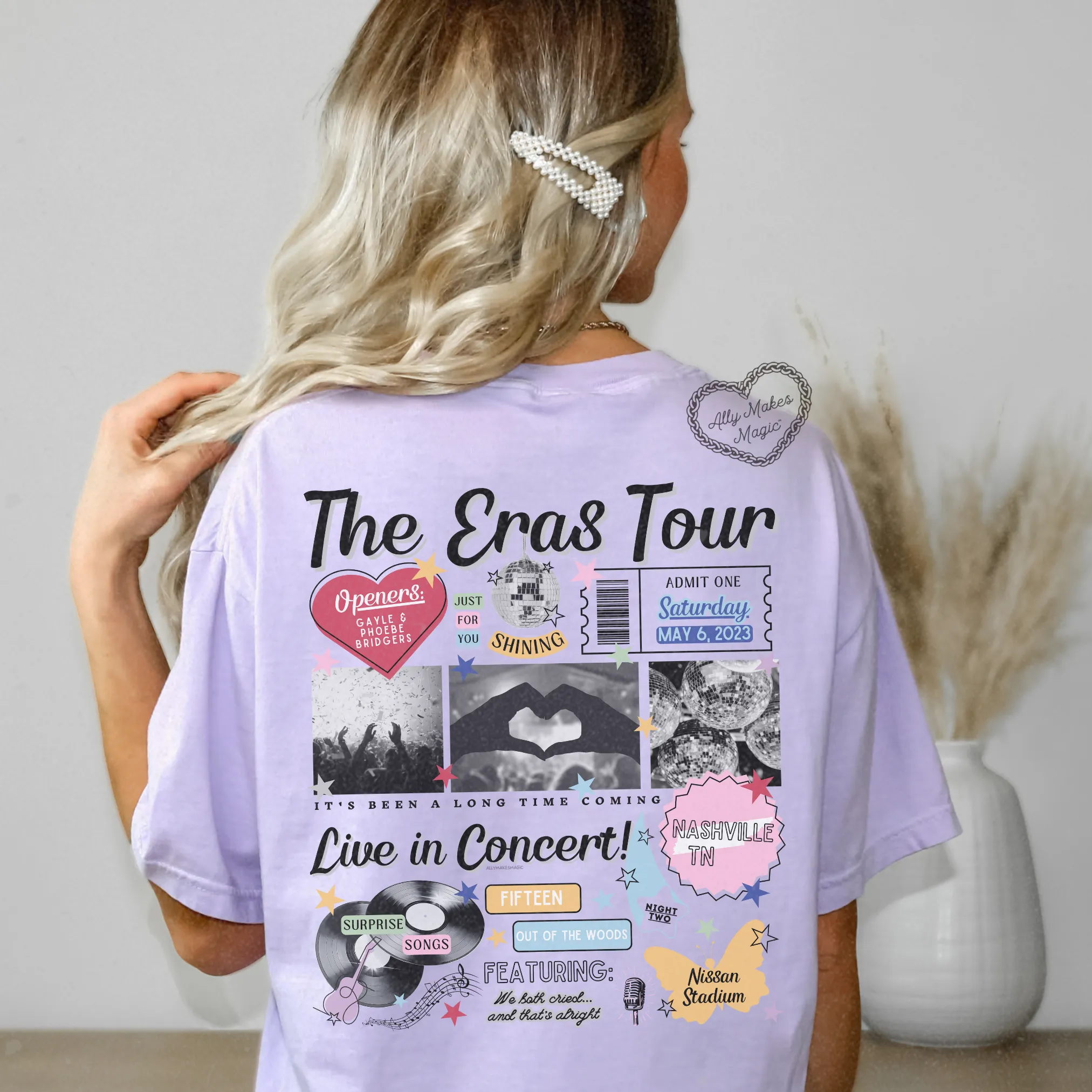 nashville night 2 tee | comfort colors *custom* sold by Ally Makes Magic