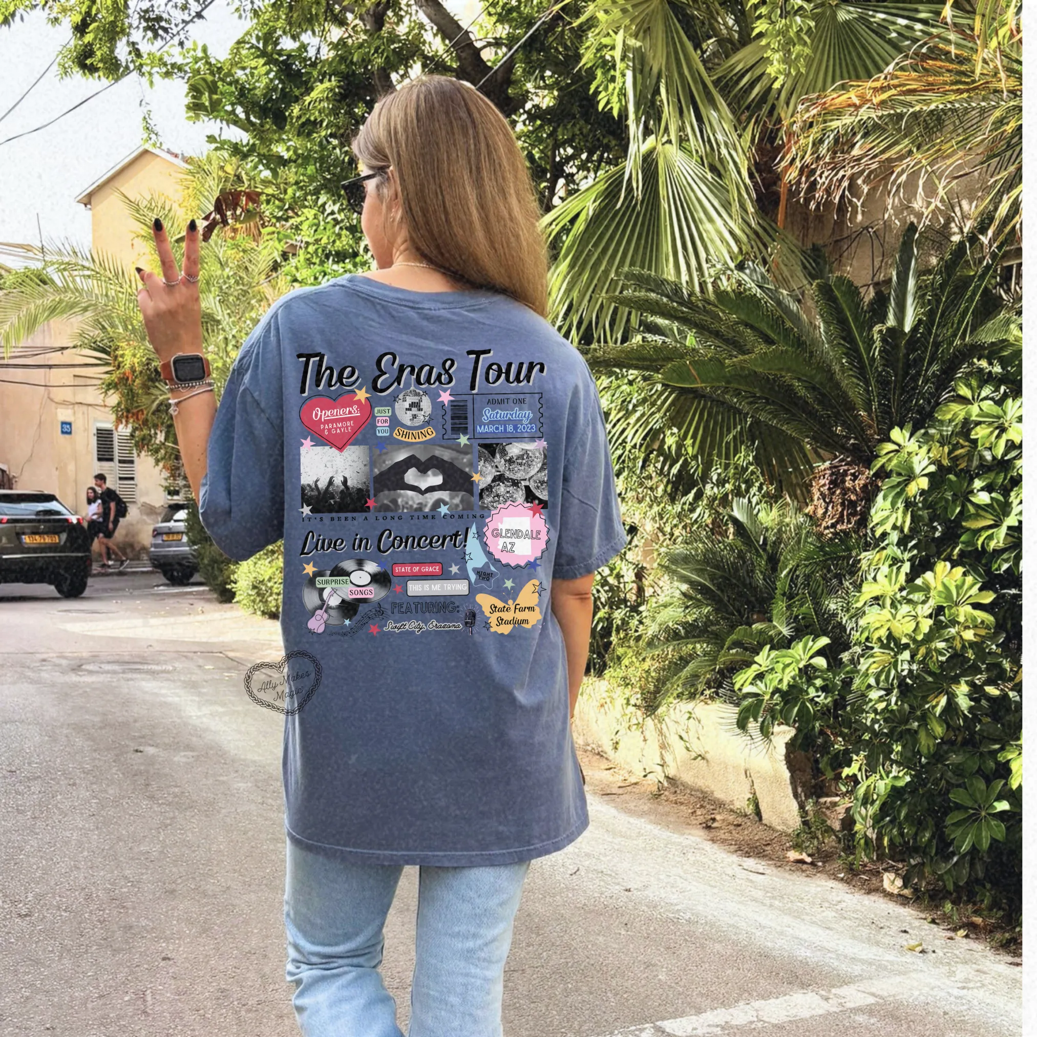 glendale night 2 tee | comfort colors *custom* sold by Ally Makes Magic