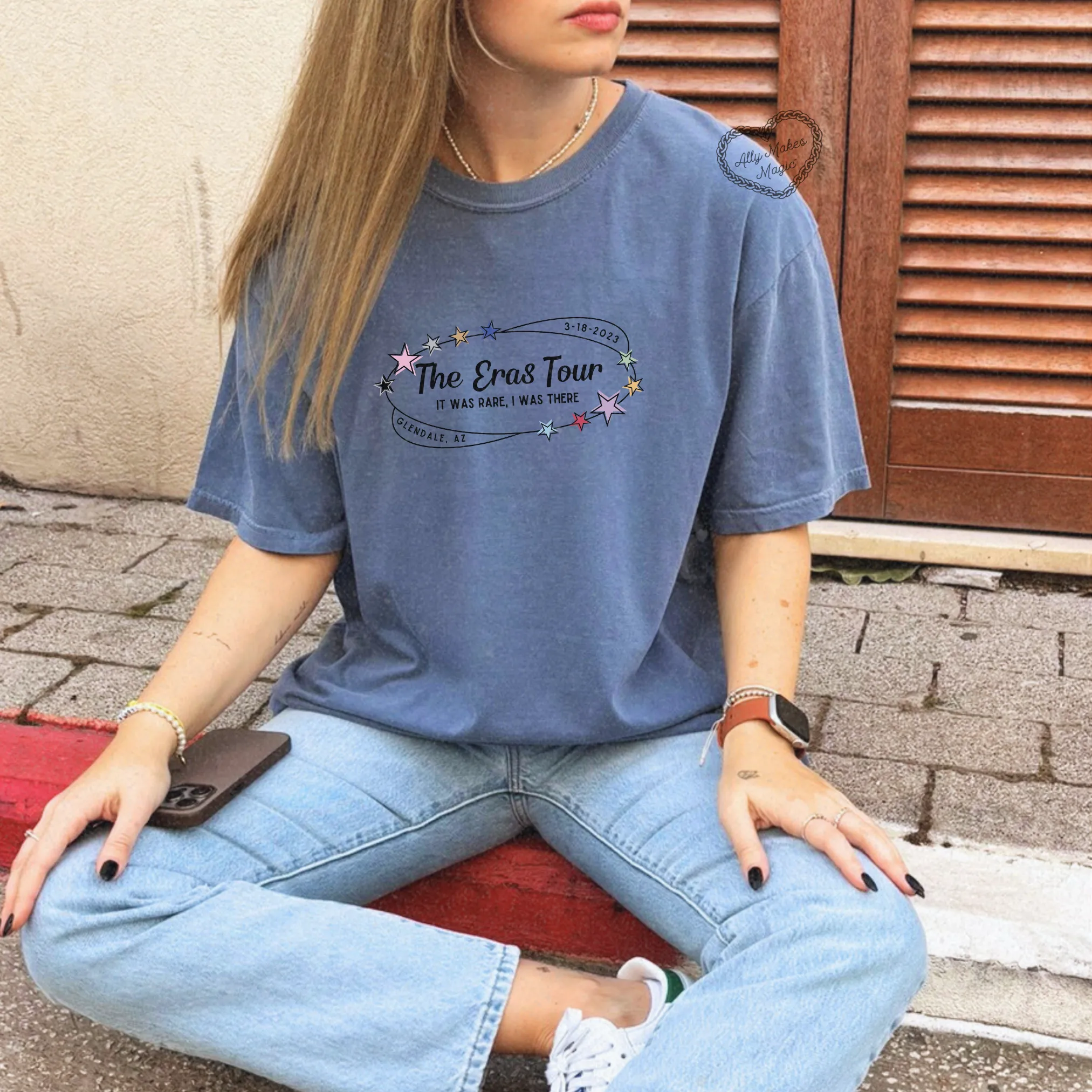 glendale night 2 tee | comfort colors *custom* sold by Ally Makes Magic product image thumbnail 2