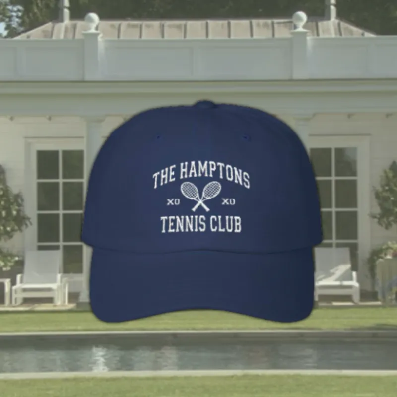 hamptons tennis club cap sold by Ally Makes Magic