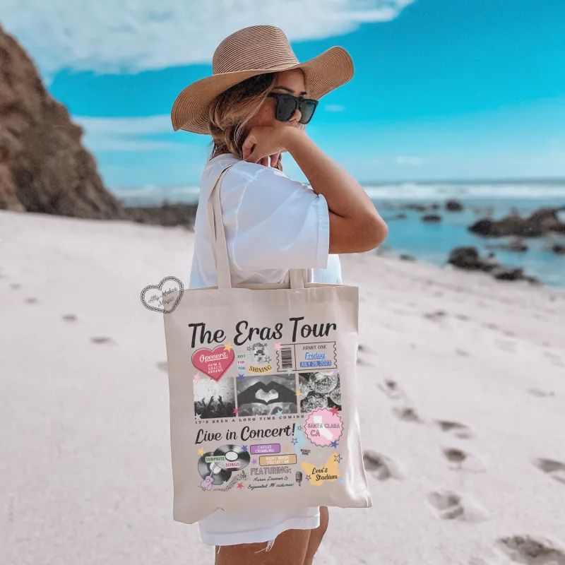 santa clara night 1 tote bag *custom* sold by Ally Makes Magic