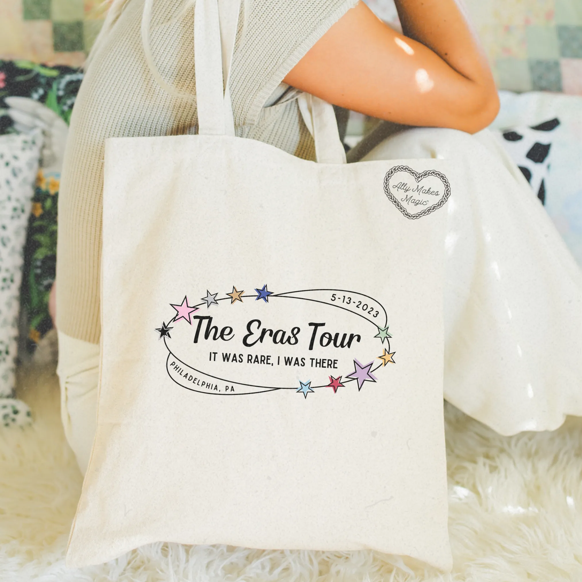 philadelphia night 2 tote bag *custom* sold by Ally Makes Magic product image thumbnail 2