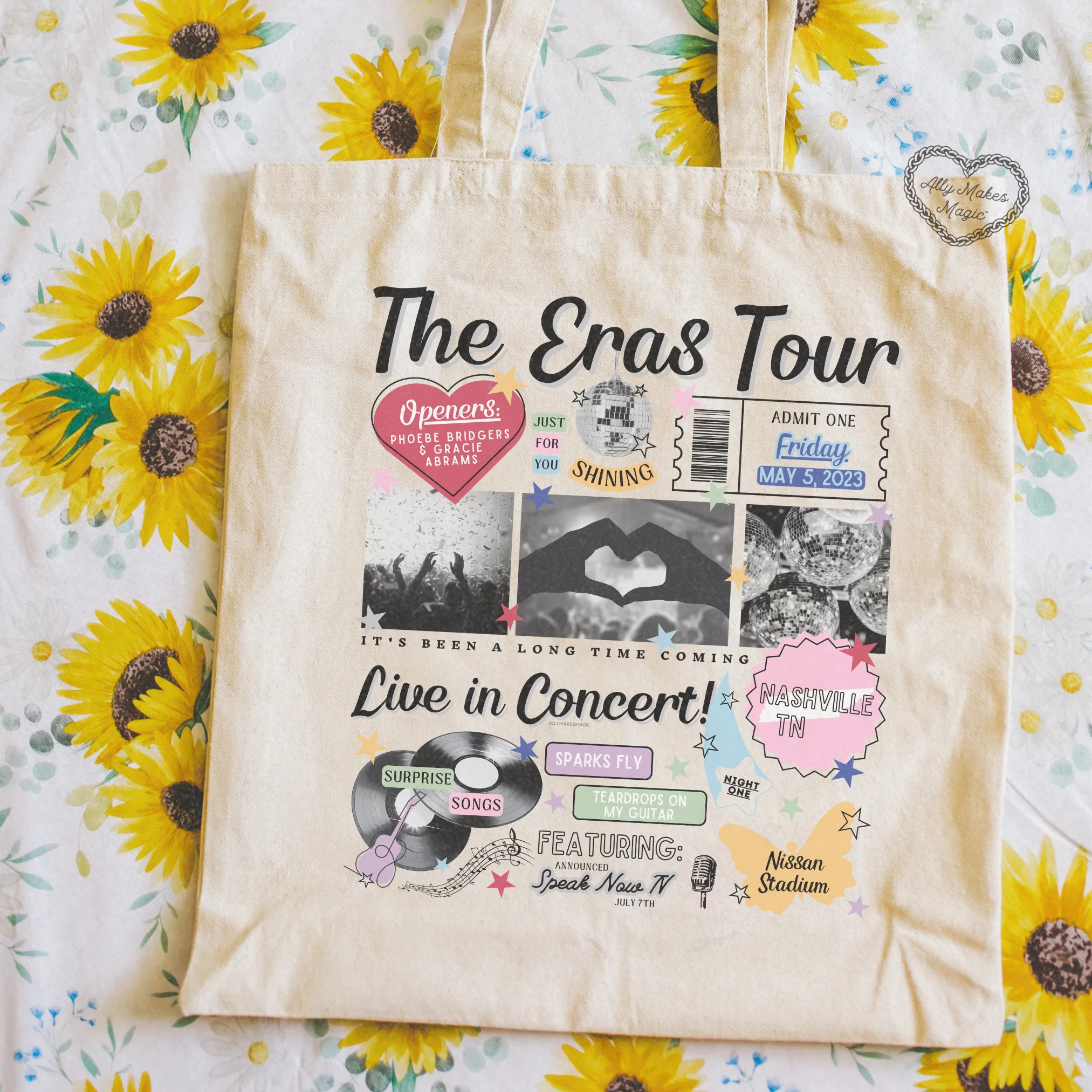 nashville night 1 tote bag *custom* sold by Ally Makes Magic