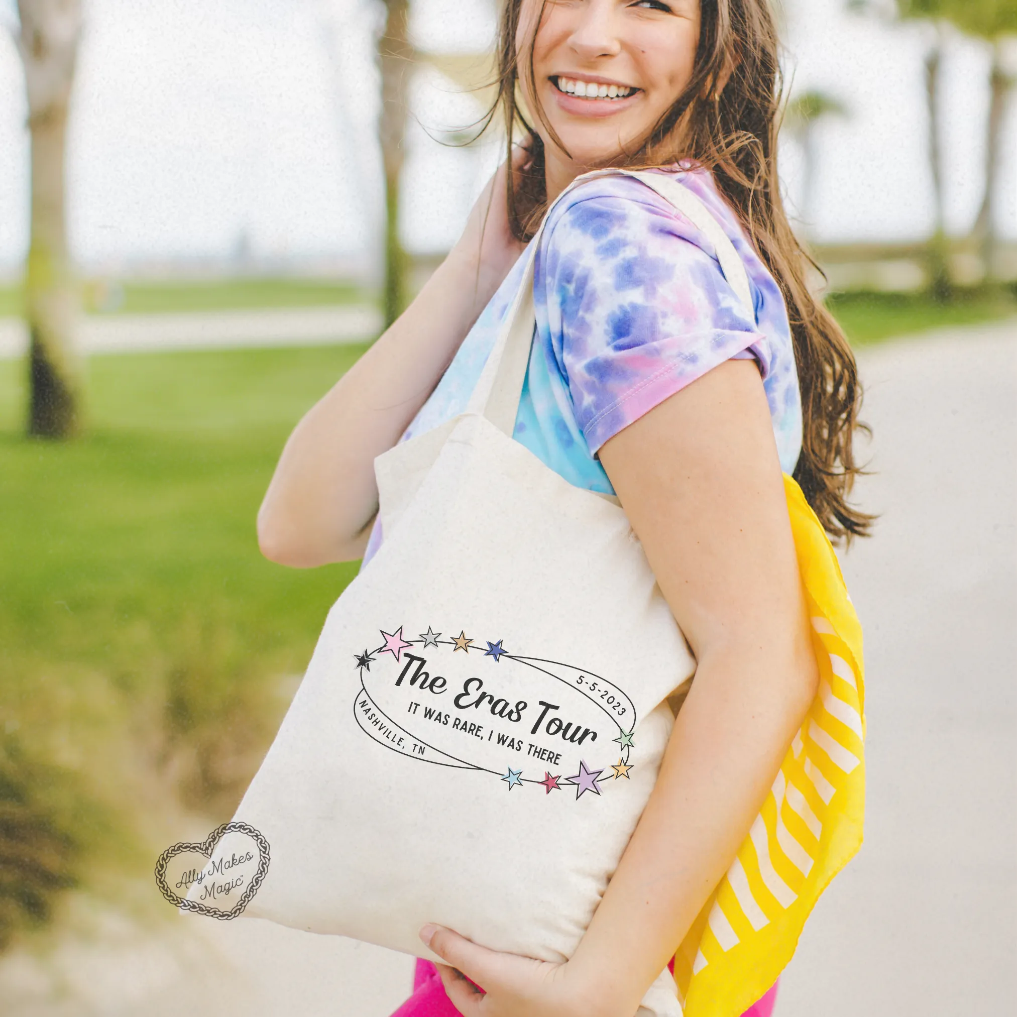 nashville night 1 tote bag *custom* sold by Ally Makes Magic product image thumbnail 2