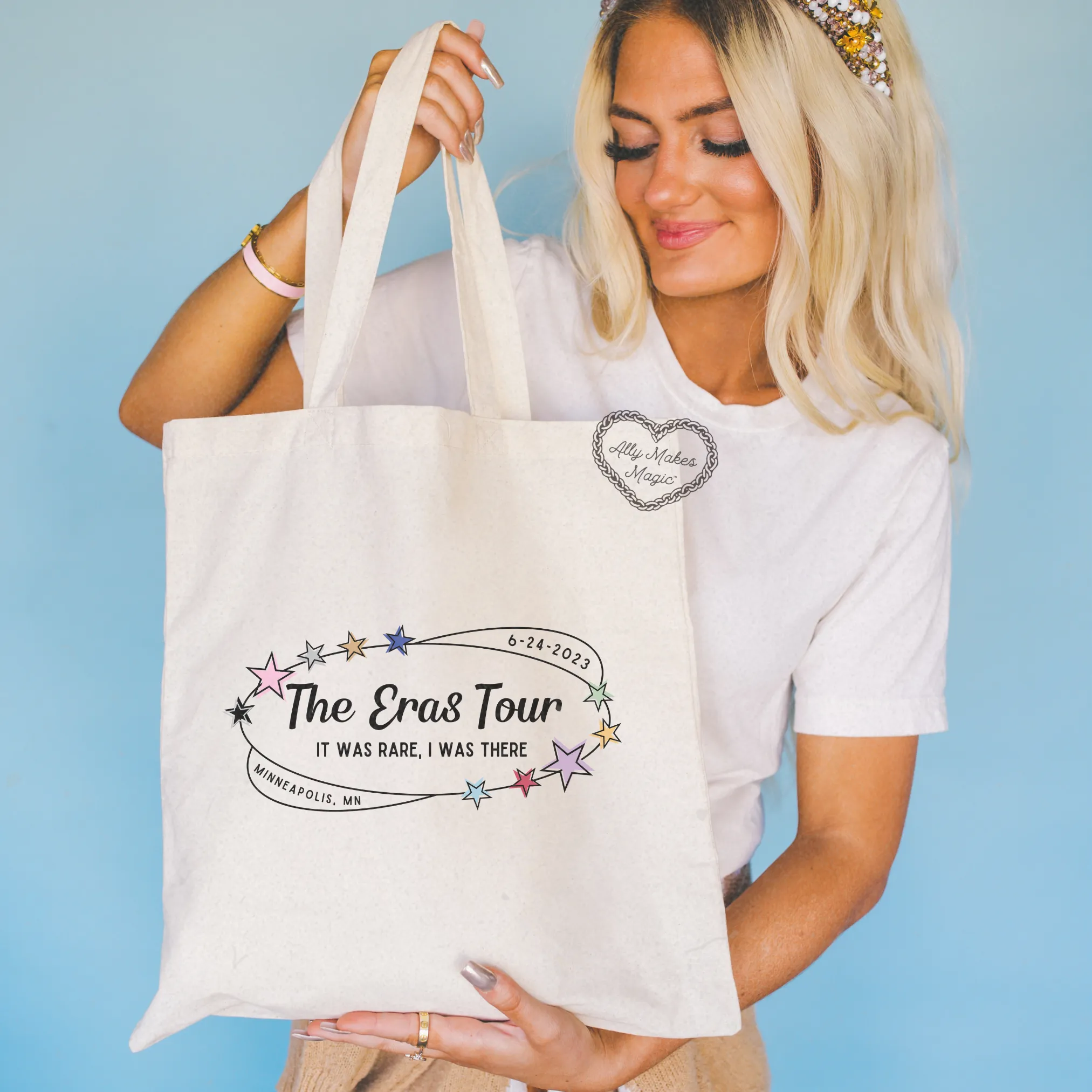 minneapolis night 2 tote bag *custom* sold by Ally Makes Magic product image thumbnail 2