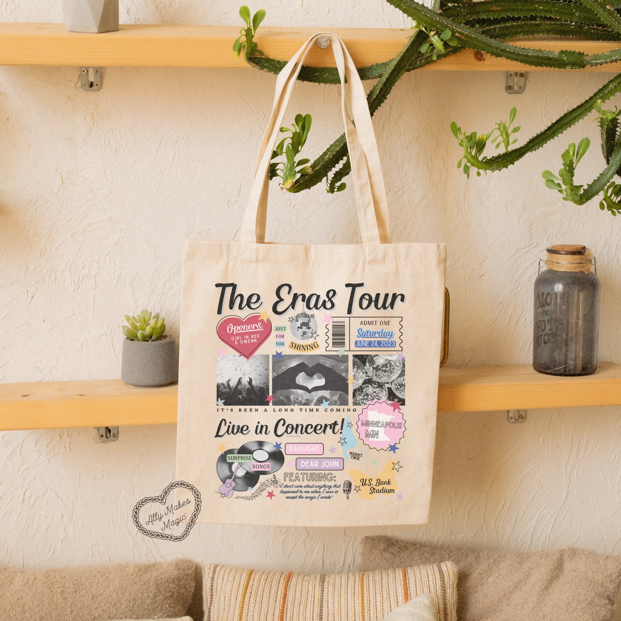 minneapolis night 2 tote bag *custom* sold by Ally Makes Magic