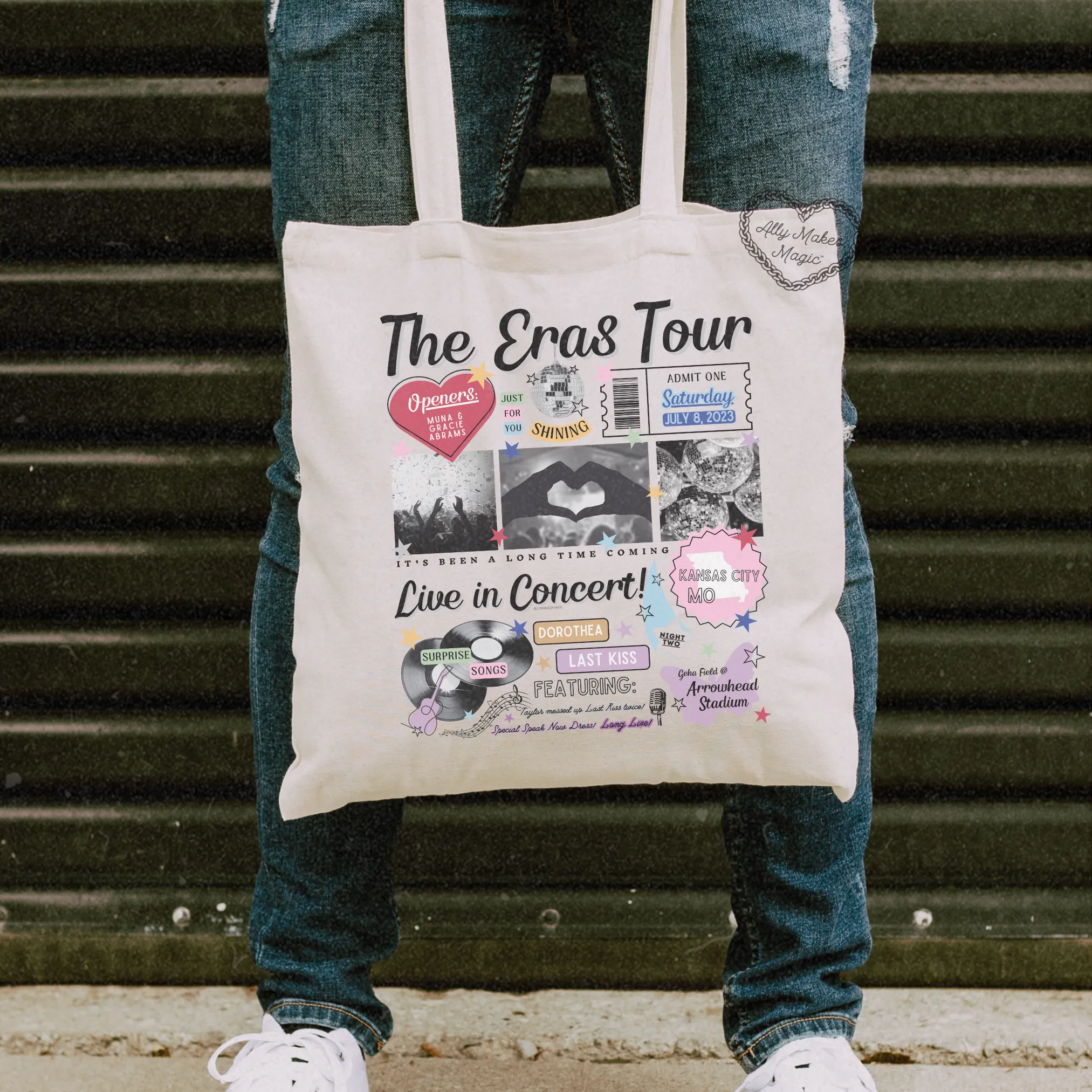 kansas city night 2 tote bag *custom* sold by Ally Makes Magic