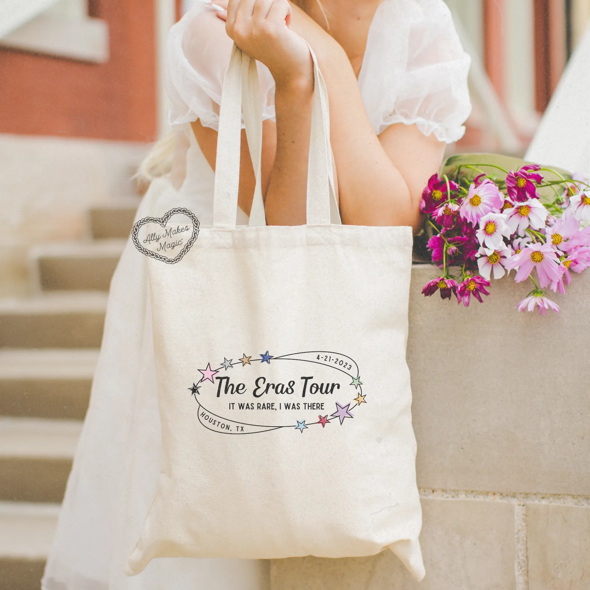 houston night 1 tote bag *custom* sold by Ally Makes Magic product image thumbnail 2