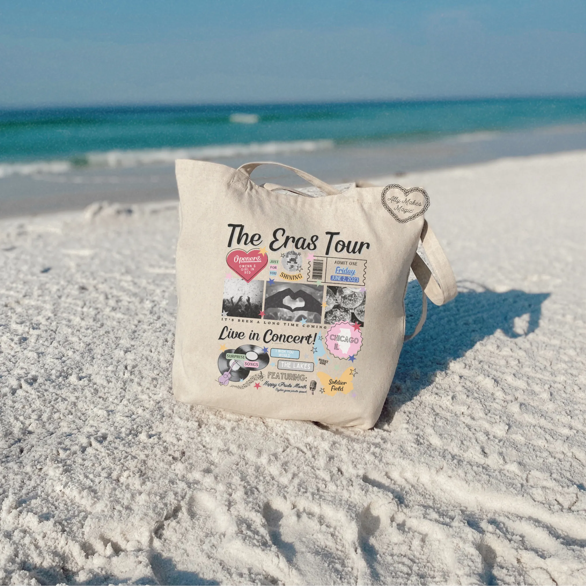 chicago night 1 tote bag *custom* sold by Ally Makes Magic