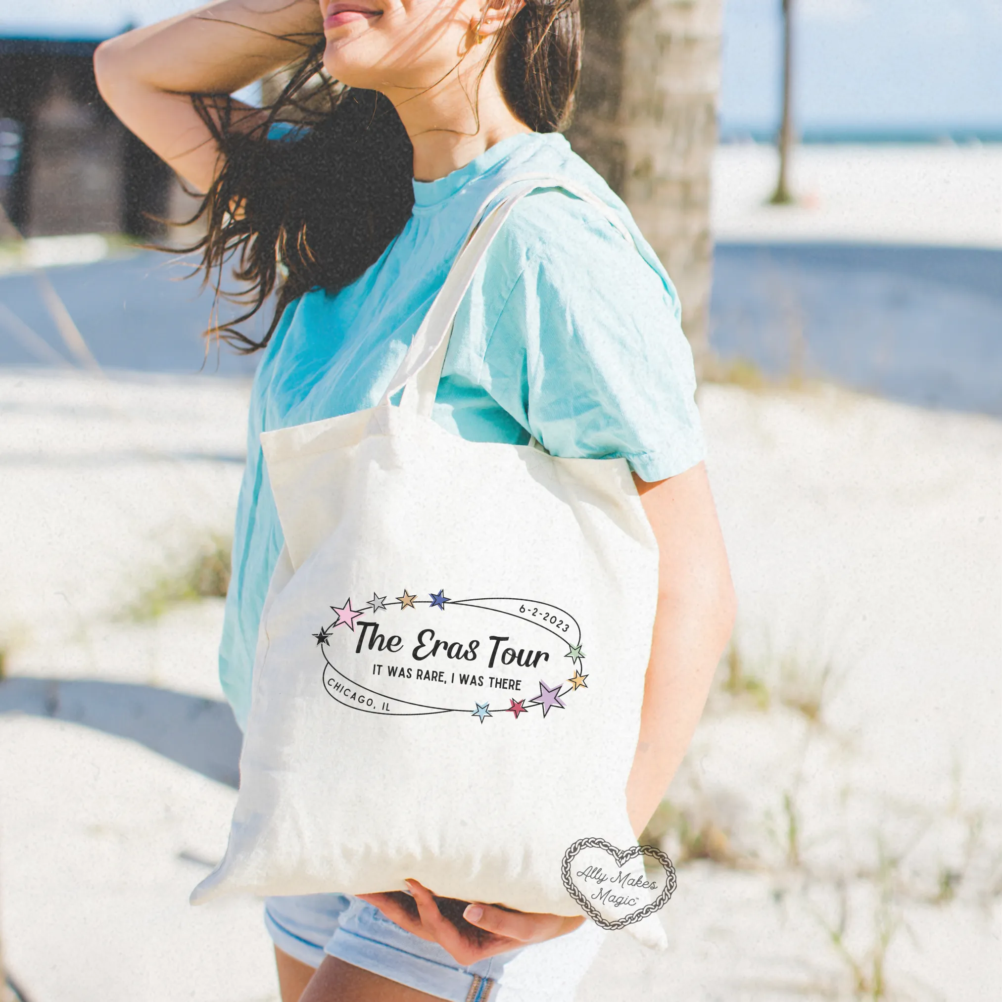 chicago night 1 tote bag *custom* sold by Ally Makes Magic product image thumbnail 2