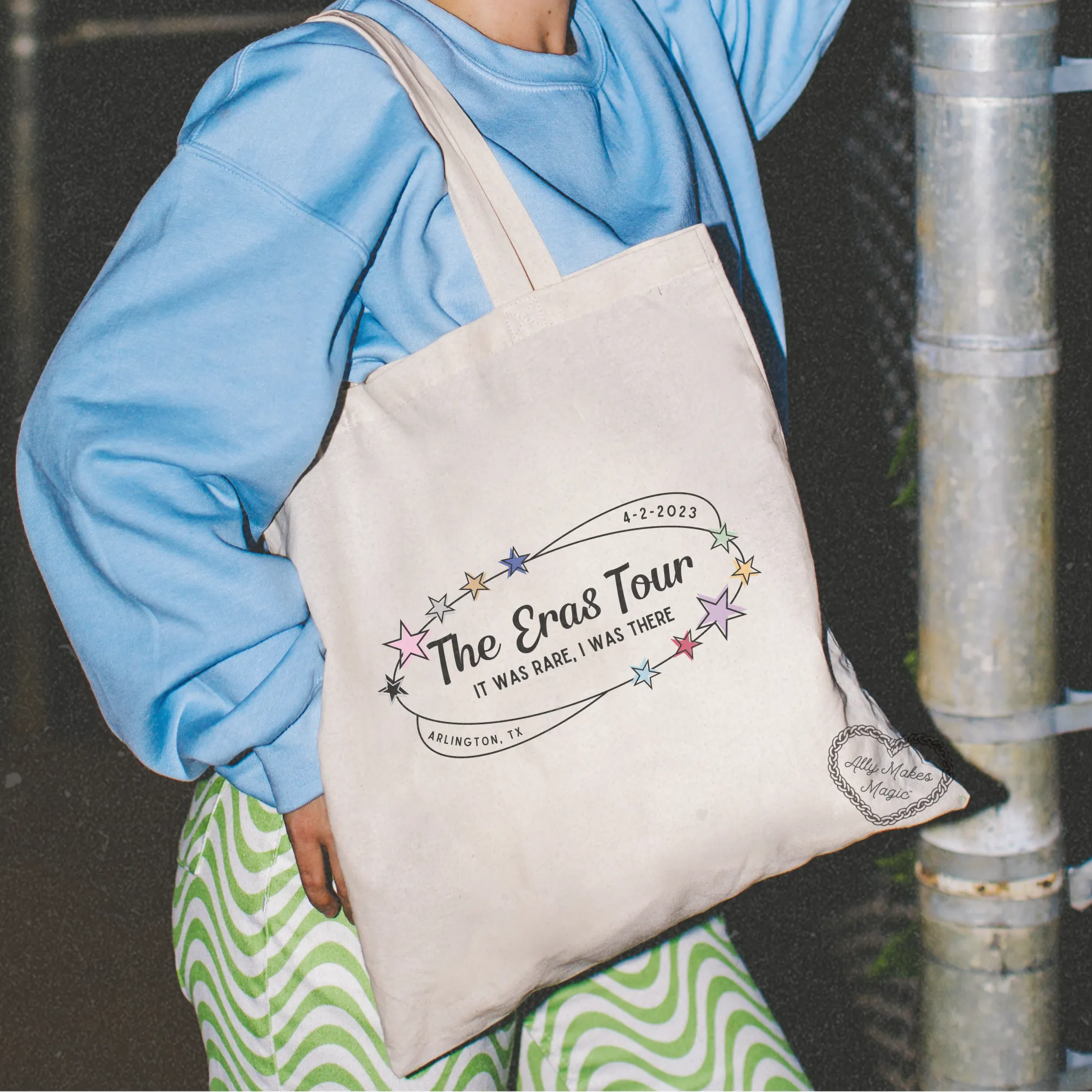 arlington night 3 tote bag *custom* sold by Ally Makes Magic product image thumbnail 2