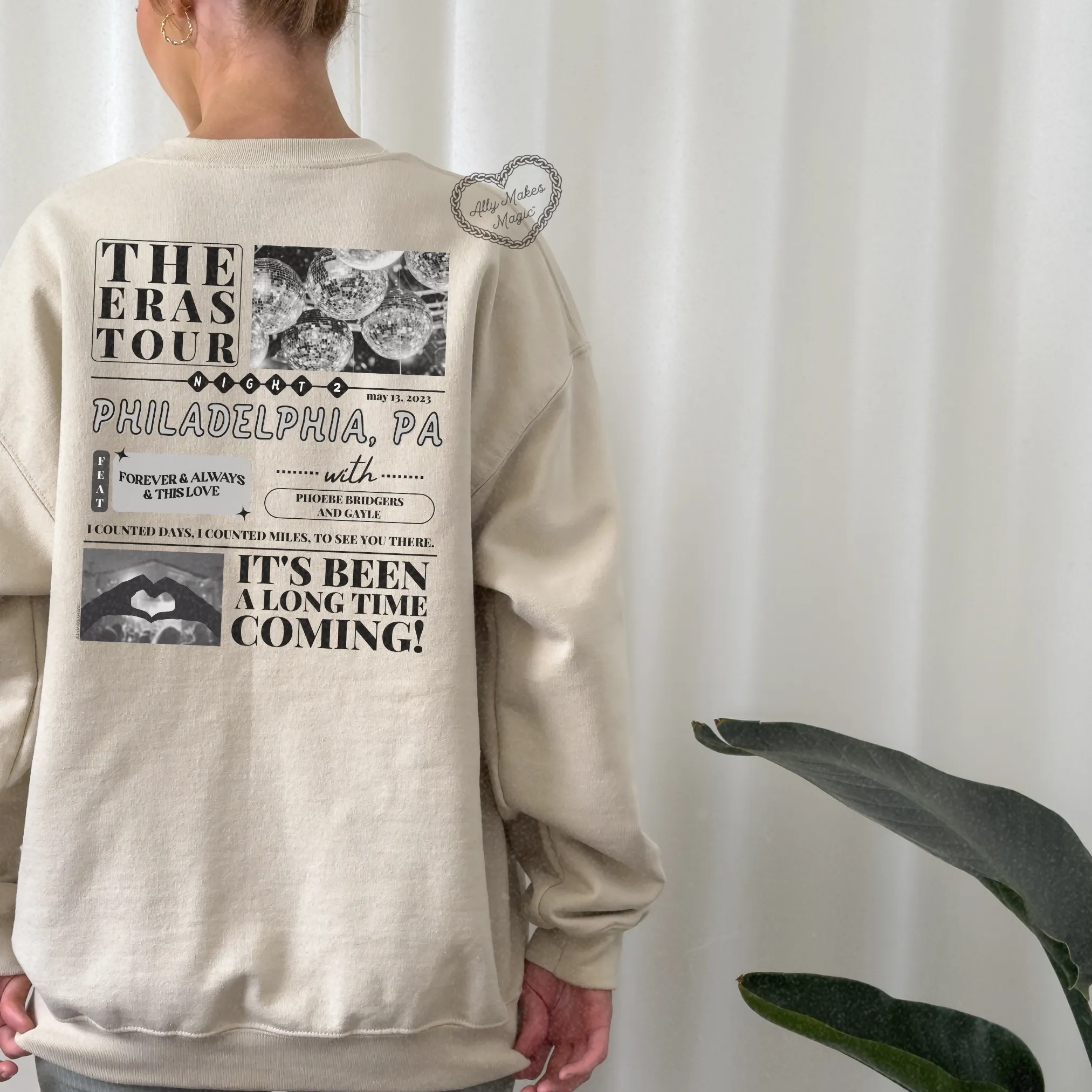 philadelphia night 2 sweater | gildan *custom* sold by Ally Makes Magic product image thumbnail 3