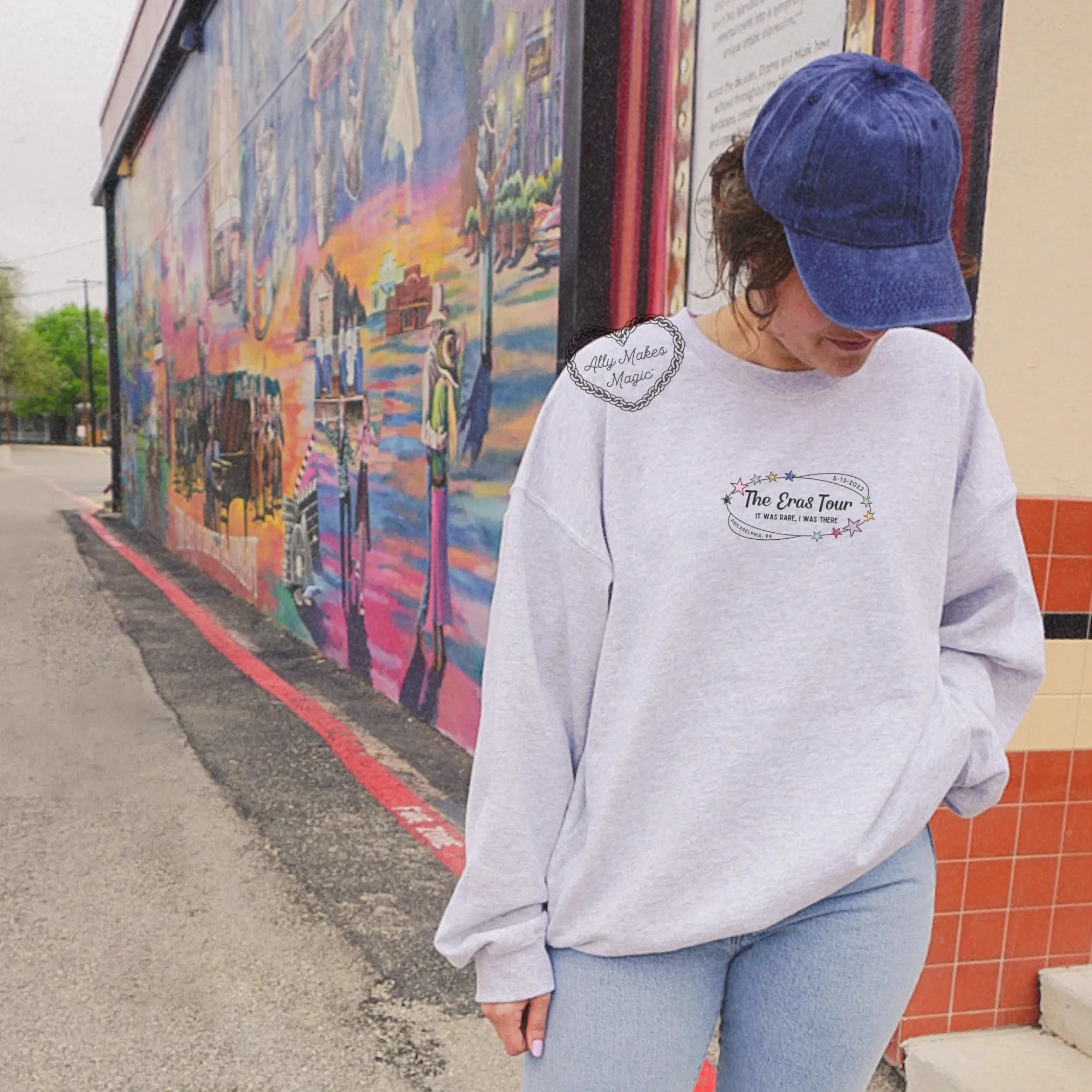 philadelphia night 2 sweater | gildan *custom* sold by Ally Makes Magic product image thumbnail 2