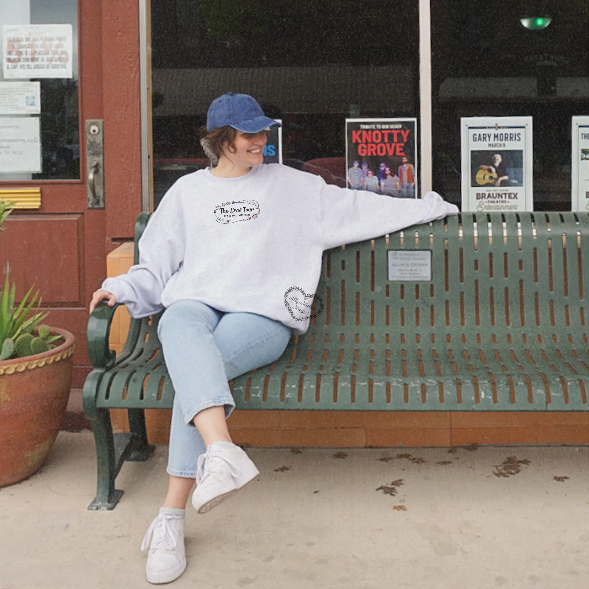 nashville night 1 sweater | gildan *custom* sold by Ally Makes Magic product image thumbnail 2