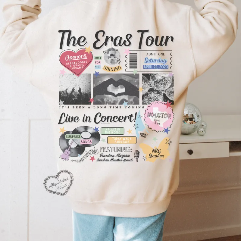 houston night 2 sweater | gildan *custom* sold by Ally Makes Magic