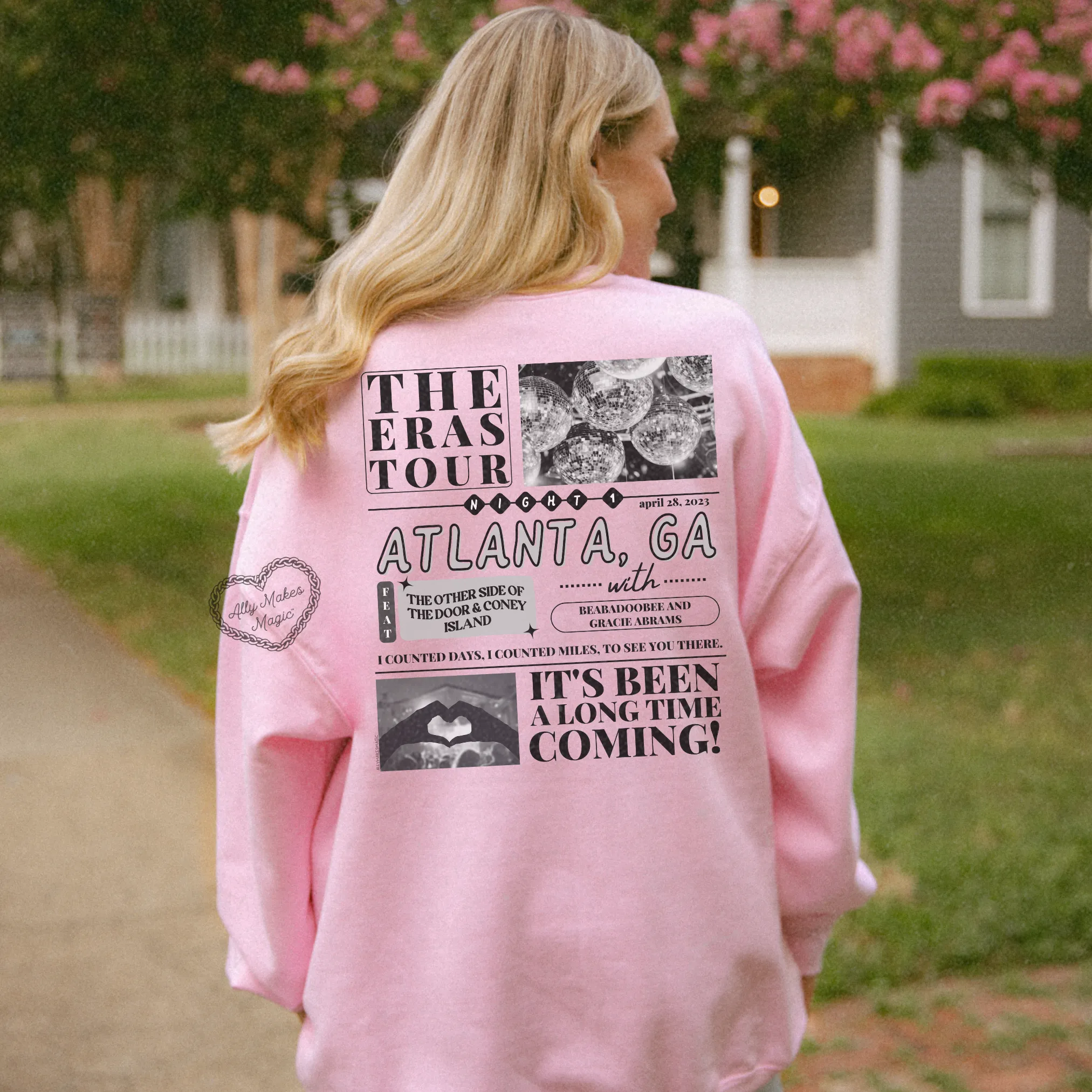 atlanta night 1 sweater | gildan *custom* sold by Ally Makes Magic product image thumbnail 3