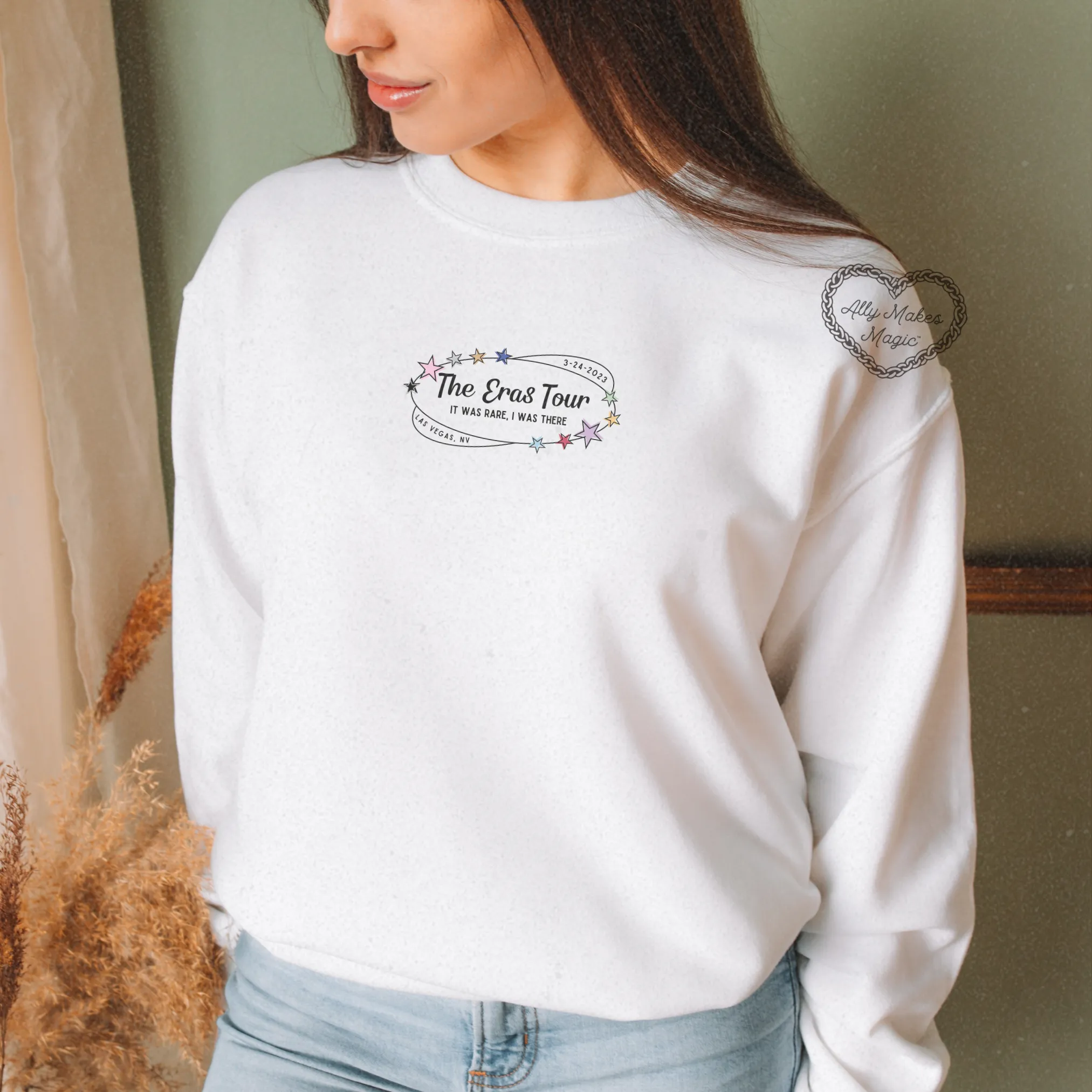 las vegas night 1 sweater | gildan *custom* sold by Ally Makes Magic product image thumbnail 2