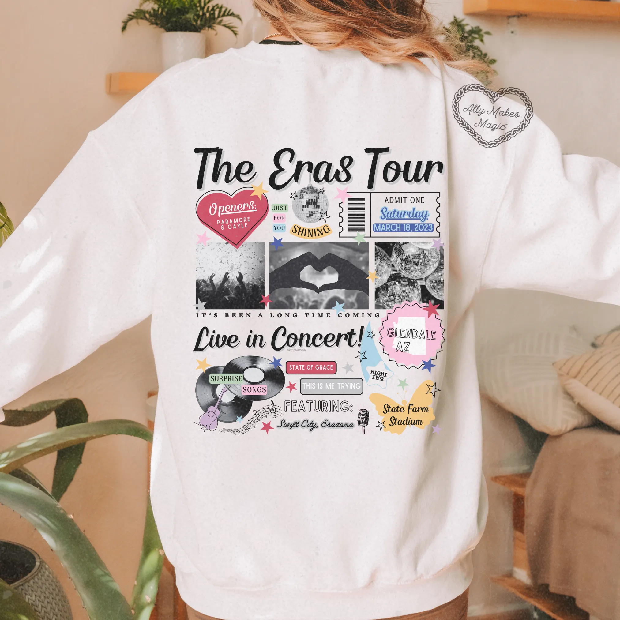 glendale night 2 sweater | gildan *custom* sold by Ally Makes Magic