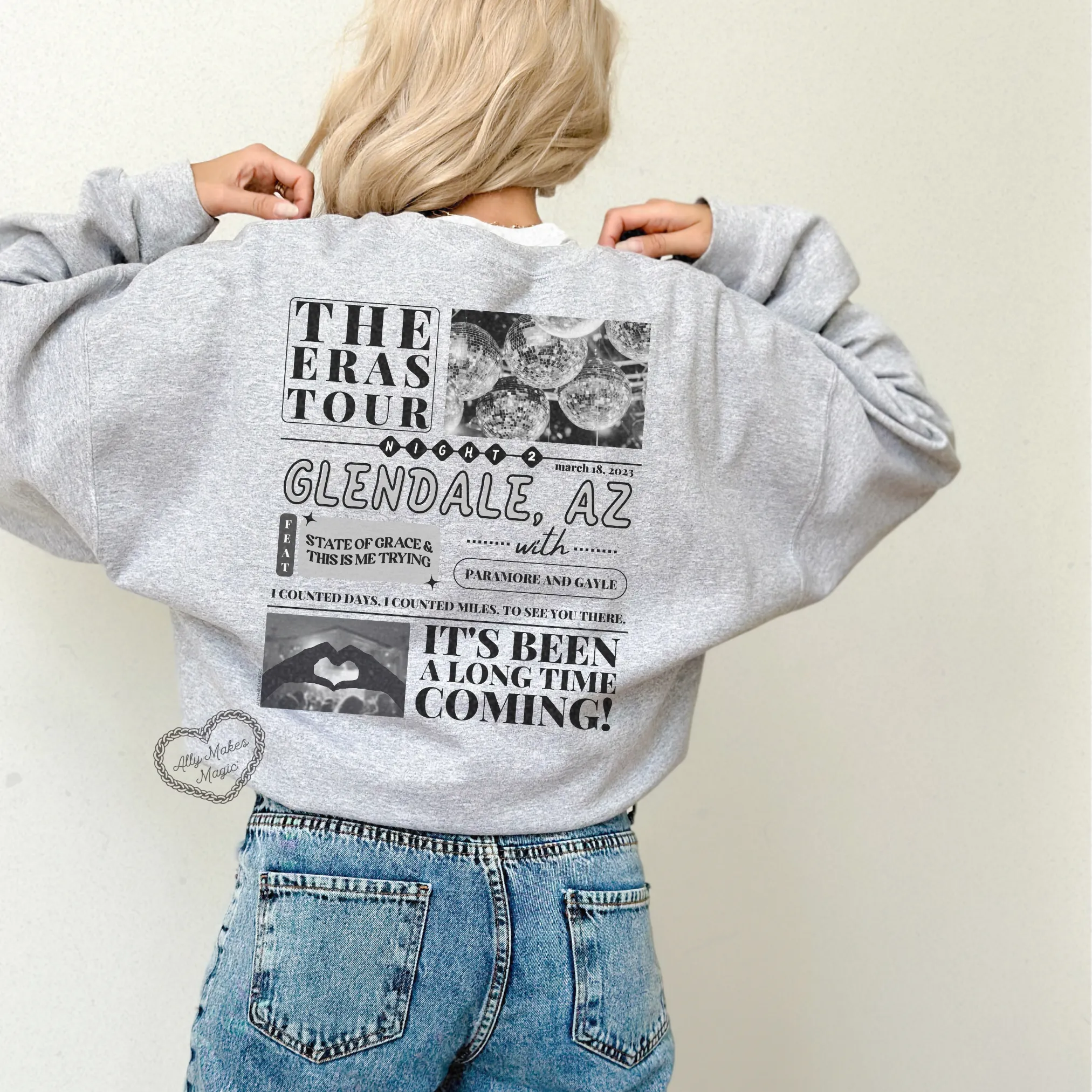 glendale night 2 sweater | gildan *custom* sold by Ally Makes Magic product image thumbnail 3