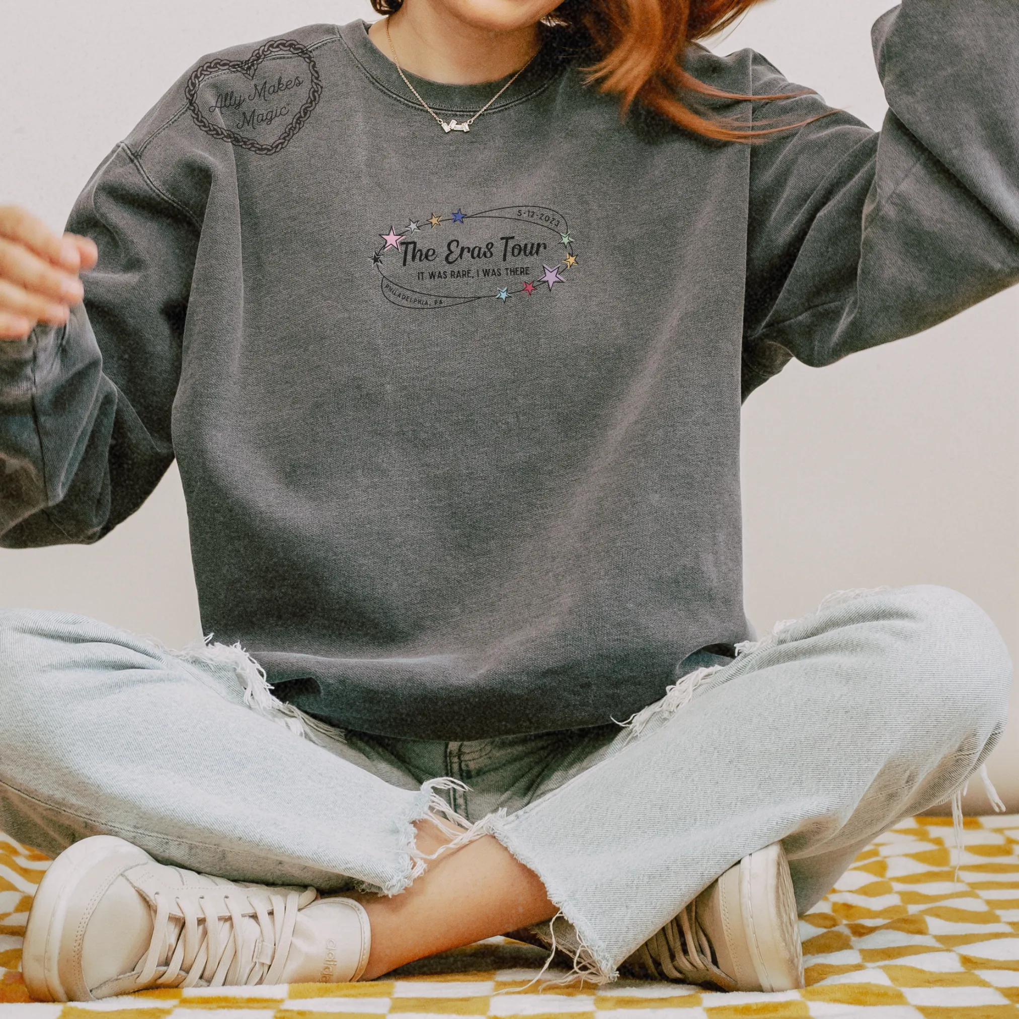 philadelphia night 1 pullover | comfort colors *custom* sold by Ally Makes Magic product image thumbnail 2