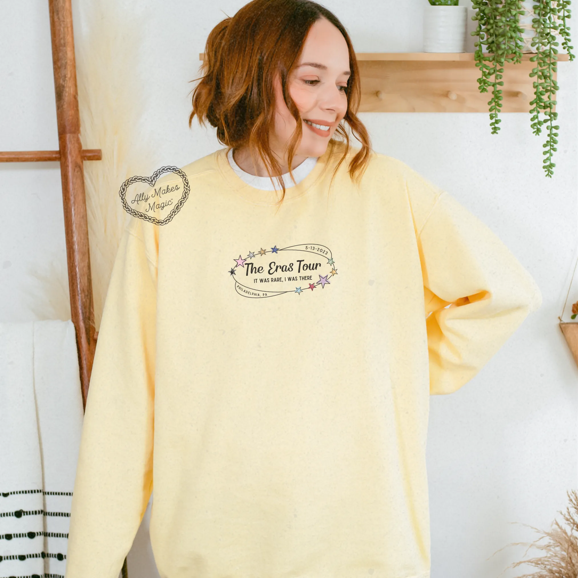 philadelphia night 2 pullover | comfort colors *custom* sold by Ally Makes Magic product image thumbnail 2