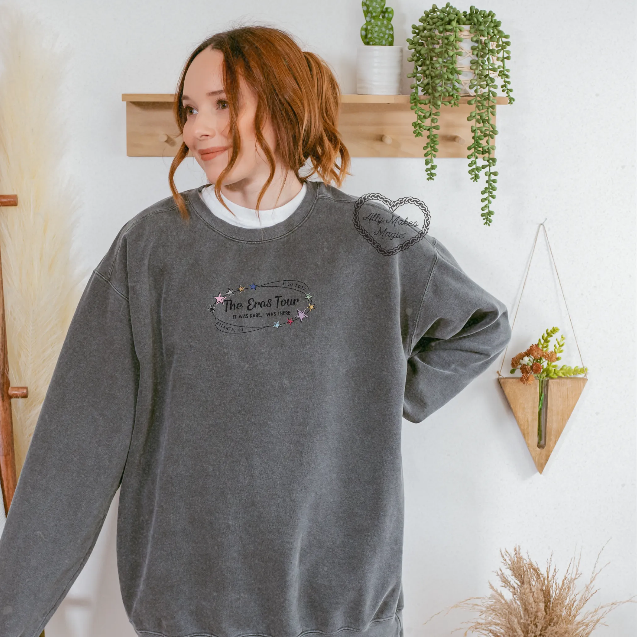 atlanta night 3 pullover | comfort colors *custom* sold by Ally Makes Magic product image thumbnail 2