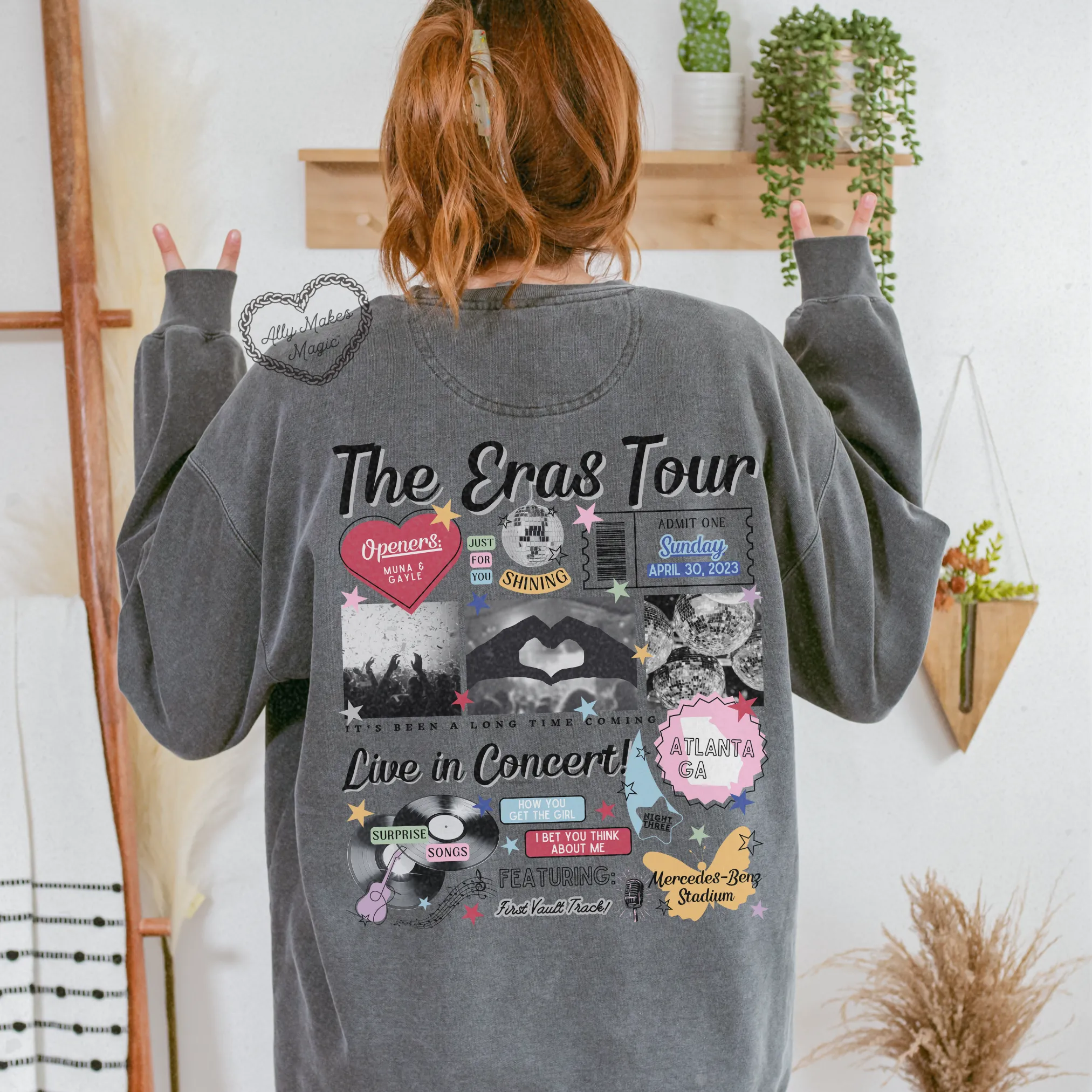 atlanta night 3 pullover | comfort colors *custom* sold by Ally Makes Magic