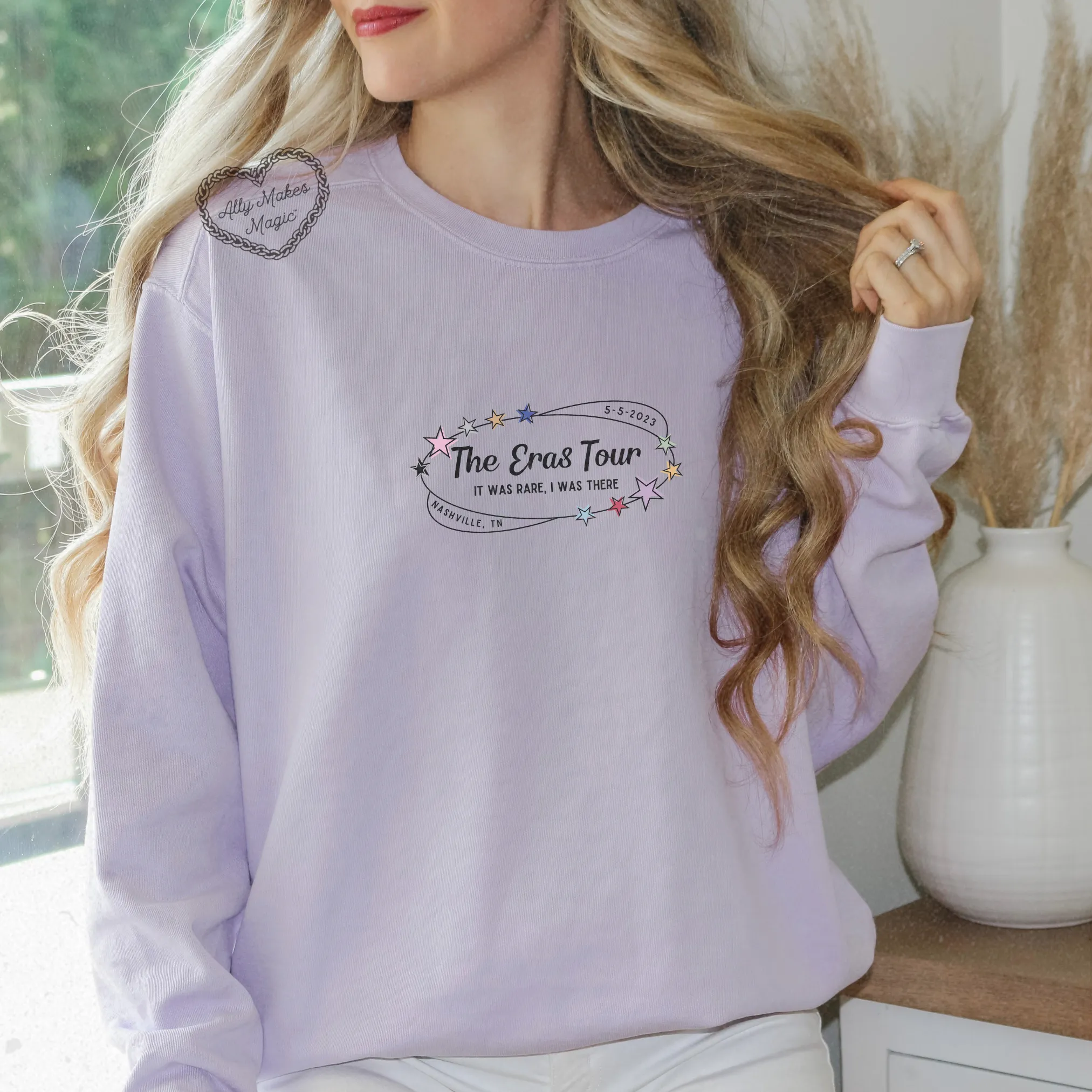 nashville night 1 pullover | comfort colors *custom* sold by Ally Makes Magic product image thumbnail 2