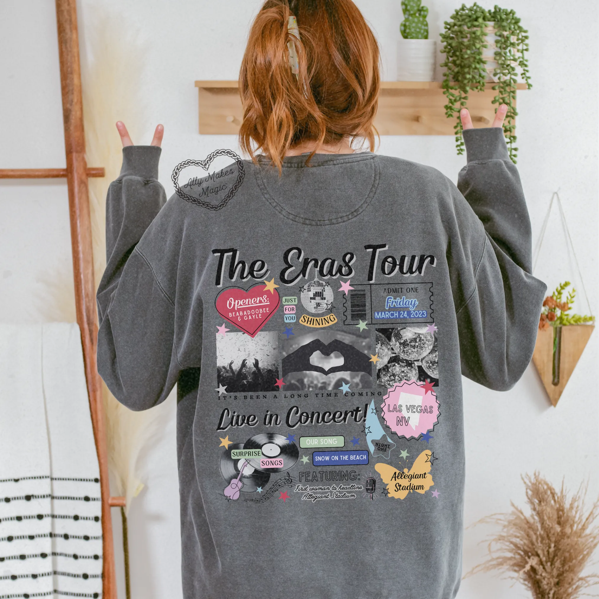 las vegas night 1 pullover | comfort colors *custom* sold by Ally Makes Magic