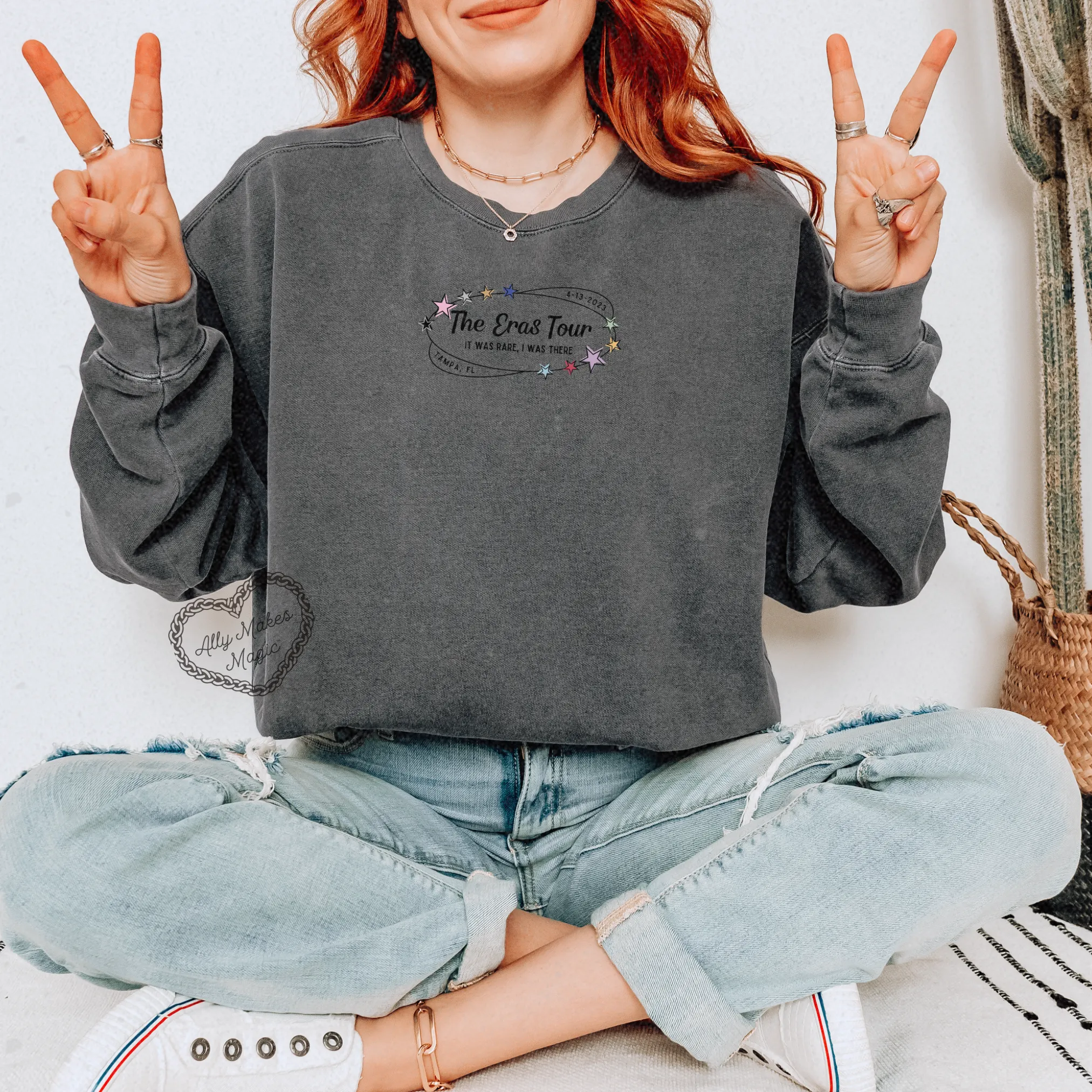 tampa night 1 pullover | comfort colors *custom* sold by Ally Makes Magic product image thumbnail 2