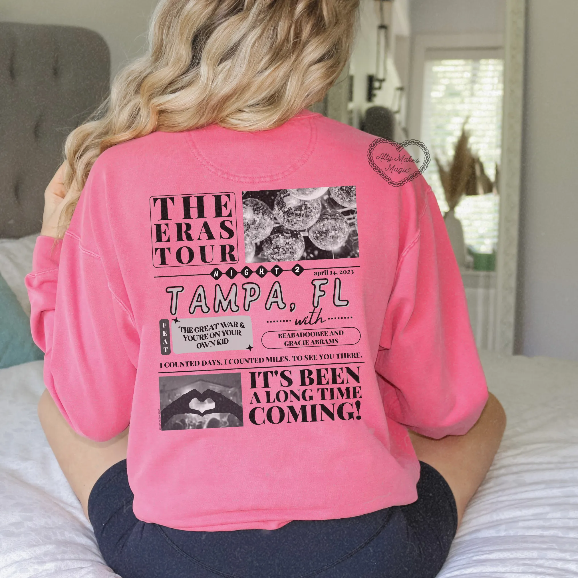 tampa night 2 pullover | comfort colors *custom* sold by Ally Makes Magic product image thumbnail 3