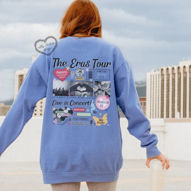 houston night 3 pullover | comfort colors *custom* sold by Ally Makes Magic