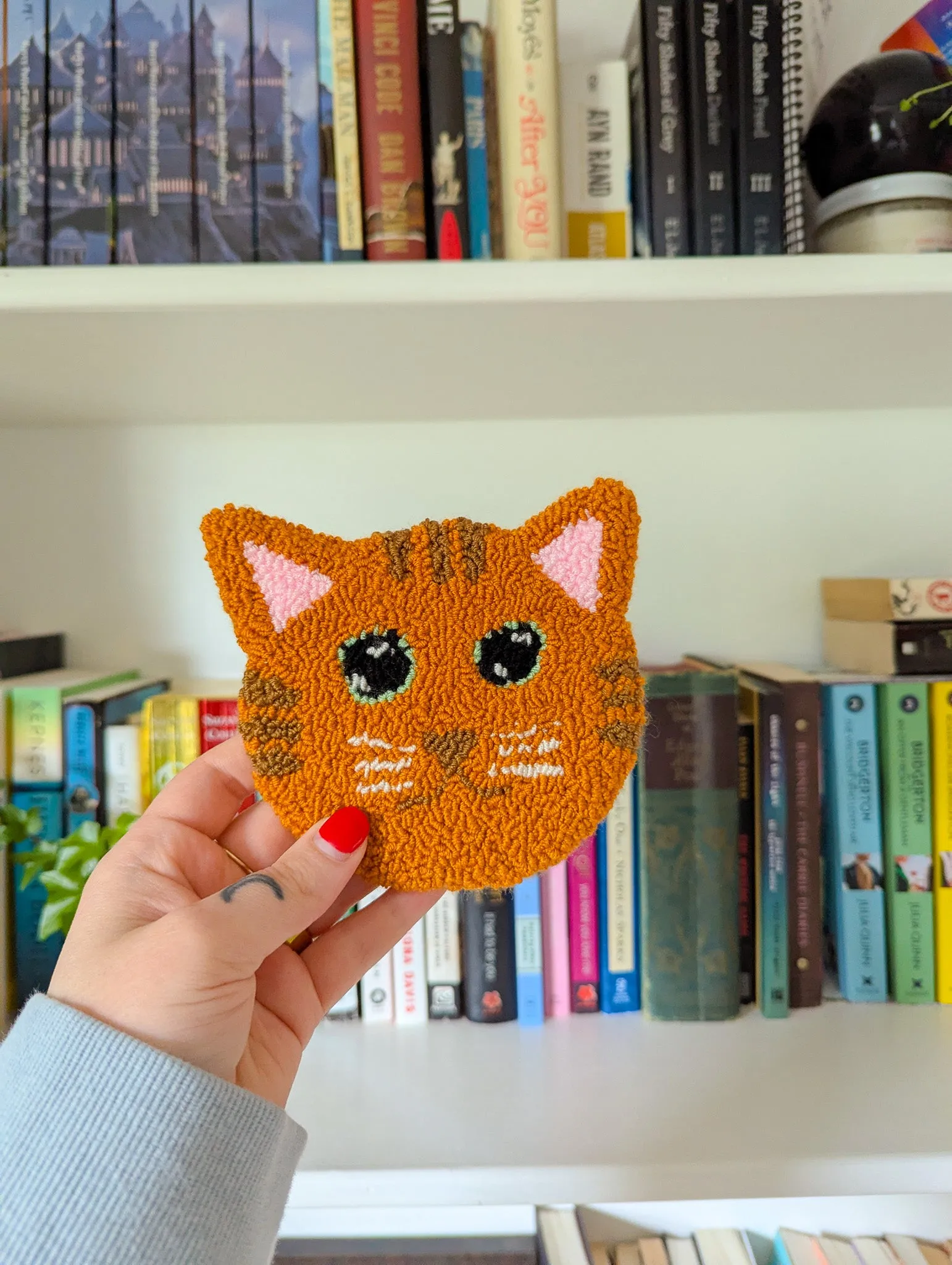 kitty cat mug rug sold by Ally Makes Magic product image thumbnail 3