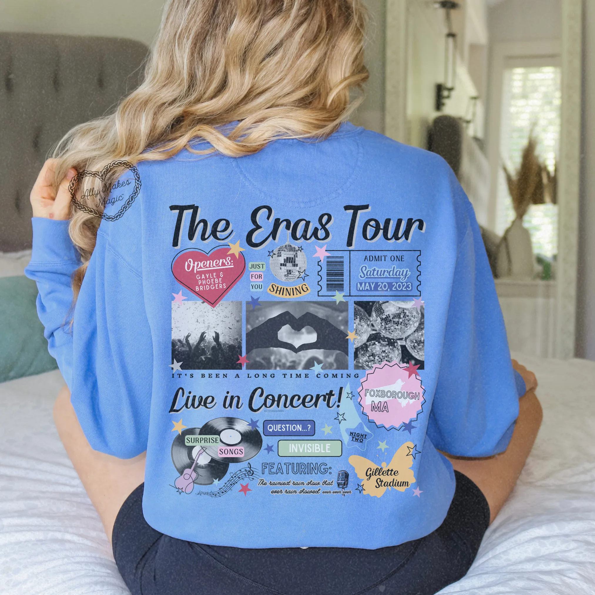 foxborough night 2 pullover | comfort colors *custom* sold by Ally Makes Magic