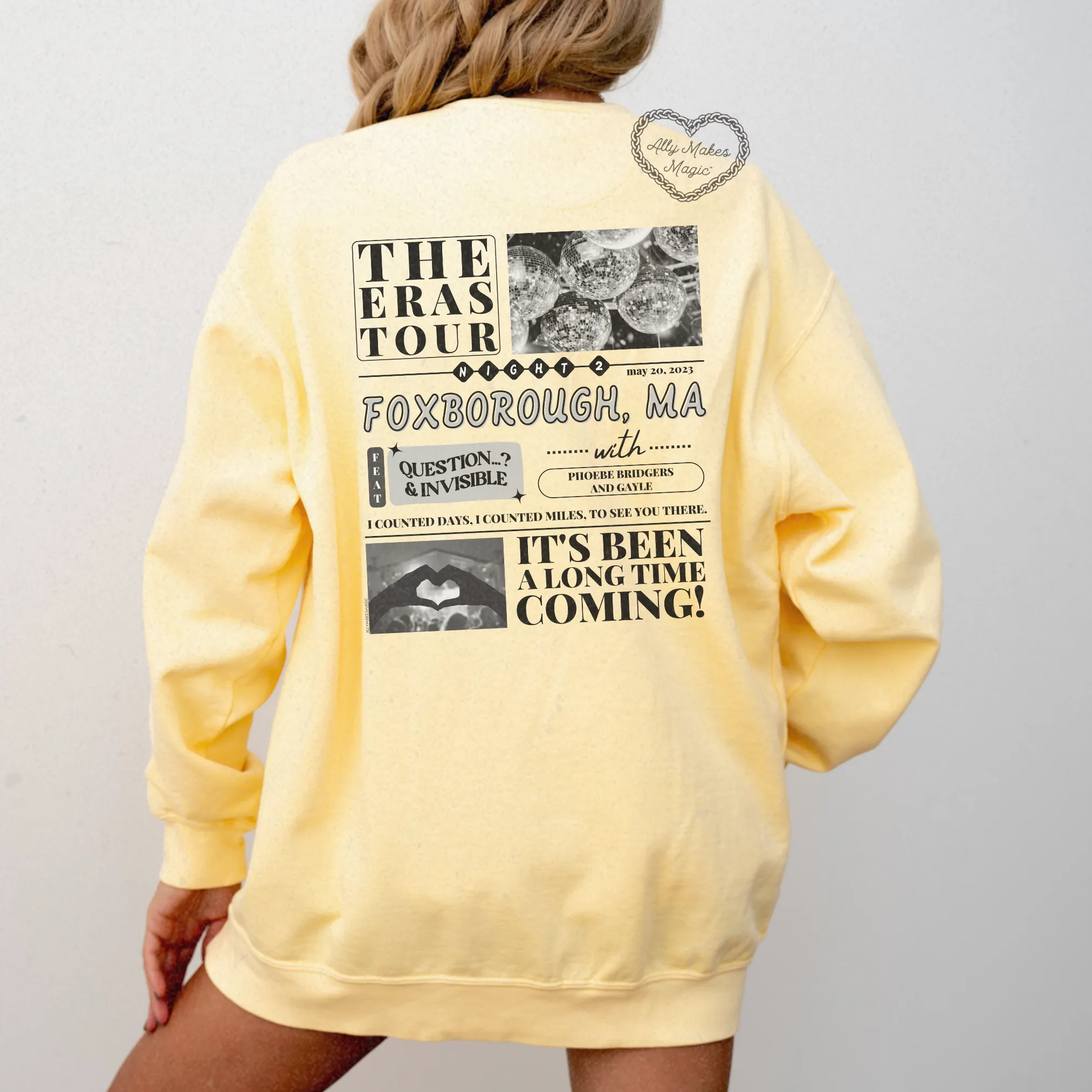foxborough night 2 pullover | comfort colors *custom* sold by Ally Makes Magic product image thumbnail 4