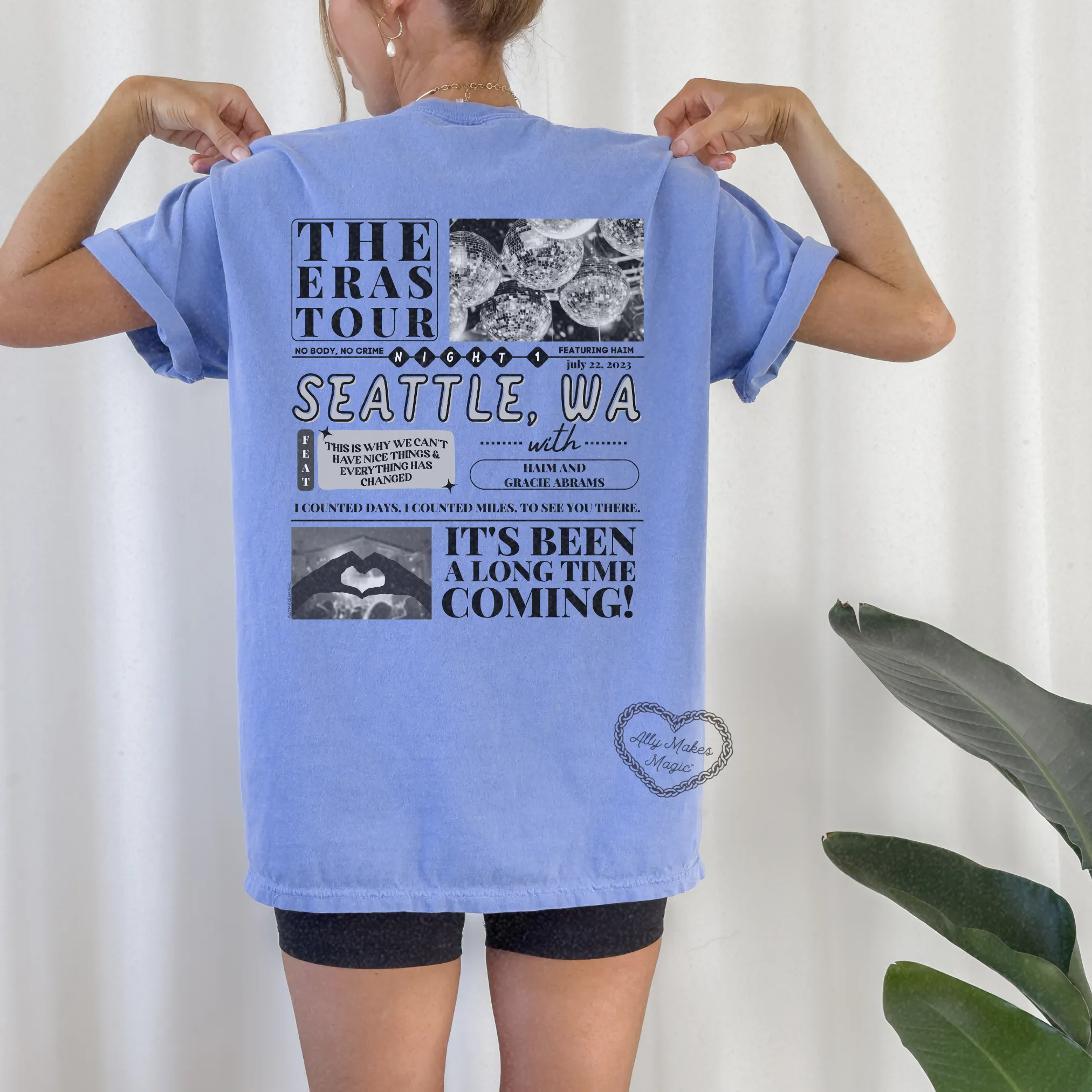 seattle night 1 tee | comfort colors *custom* sold by Ally Makes Magic