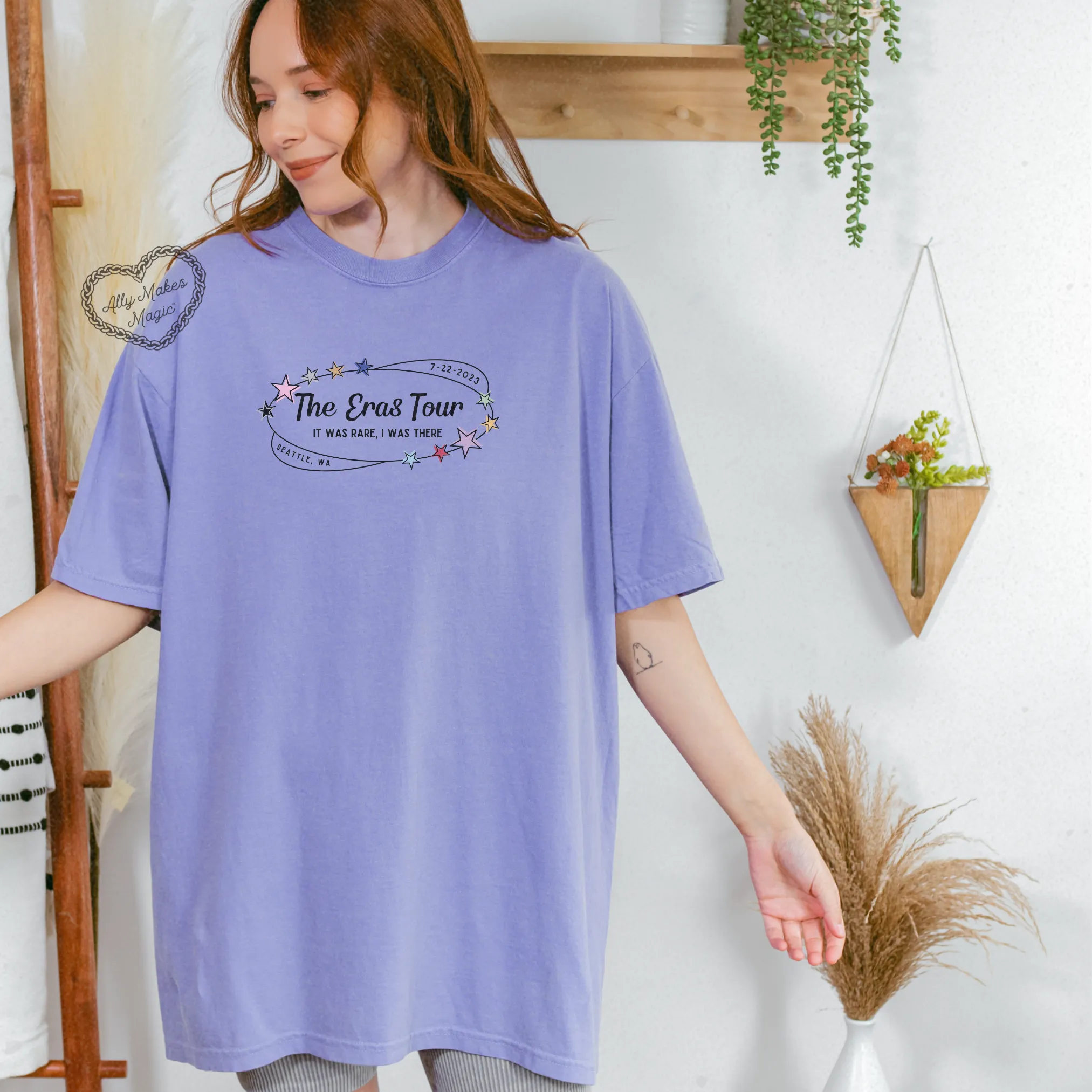 seattle night 1 tee | comfort colors *custom* sold by Ally Makes Magic product image thumbnail 4