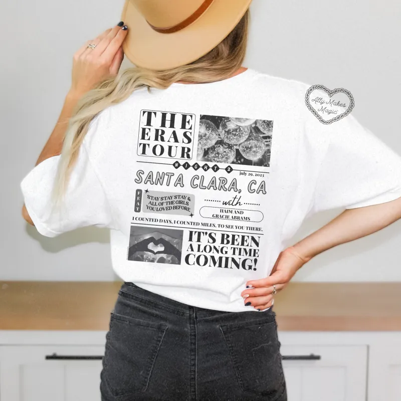 santa clara night 2 tee | comfort colors *custom* sold by Ally Makes Magic