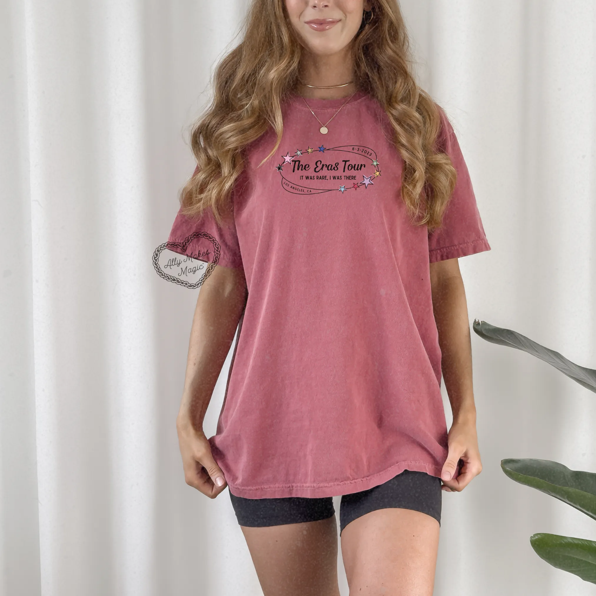 los angeles night 1 tee | comfort colors *custom* sold by Ally Makes Magic product image thumbnail 4