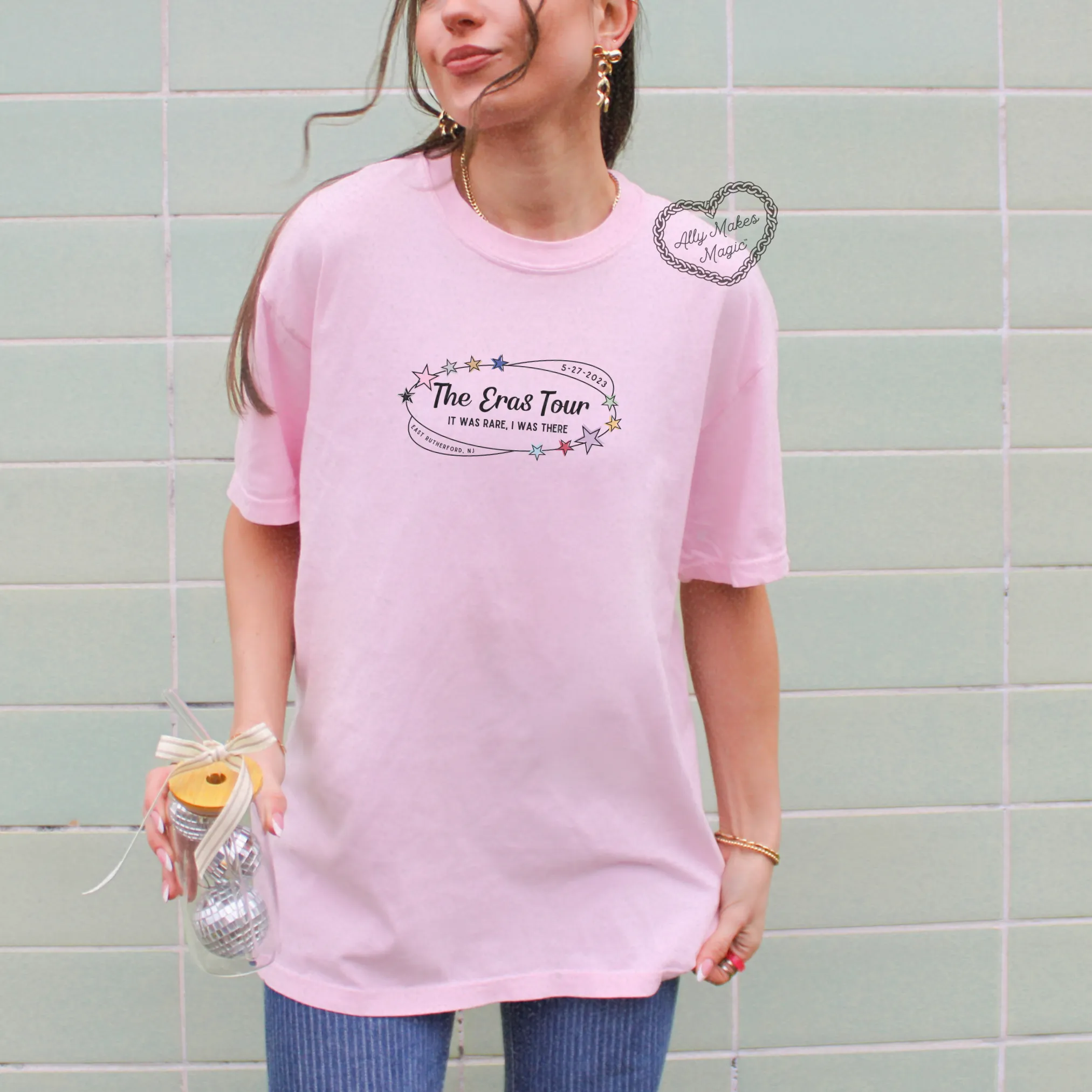 east rutherford night 2 tee | comfort colors *custom* sold by Ally Makes Magic product image thumbnail 2