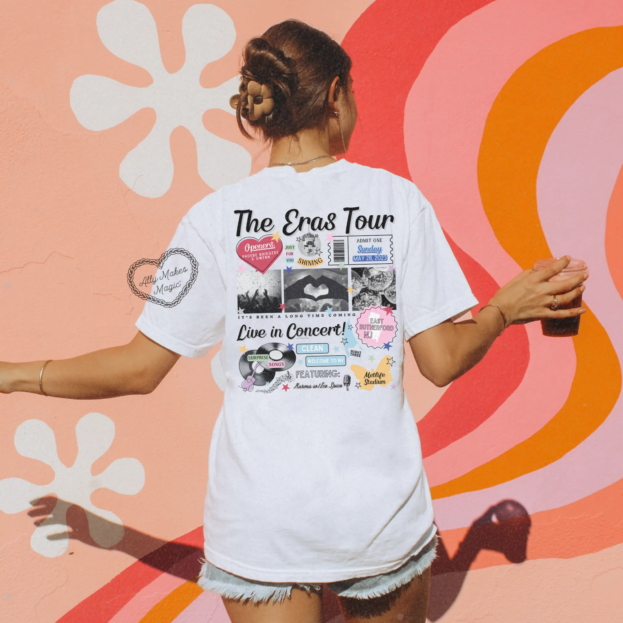 east rutherford night 3 tee | comfort colors *custom* sold by Ally Makes Magic