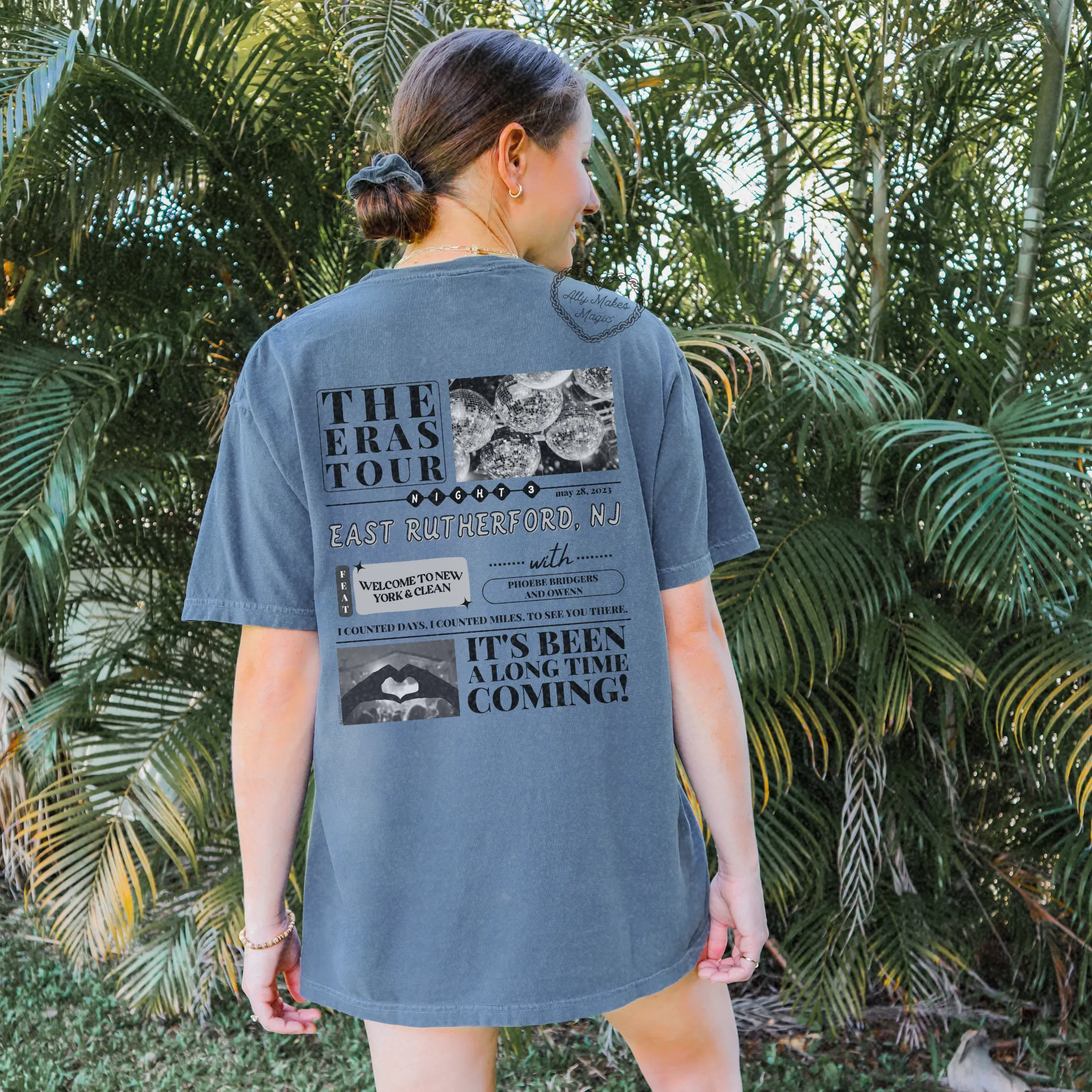 east rutherford night 3 tee | comfort colors *custom* sold by Ally Makes Magic product image thumbnail 3