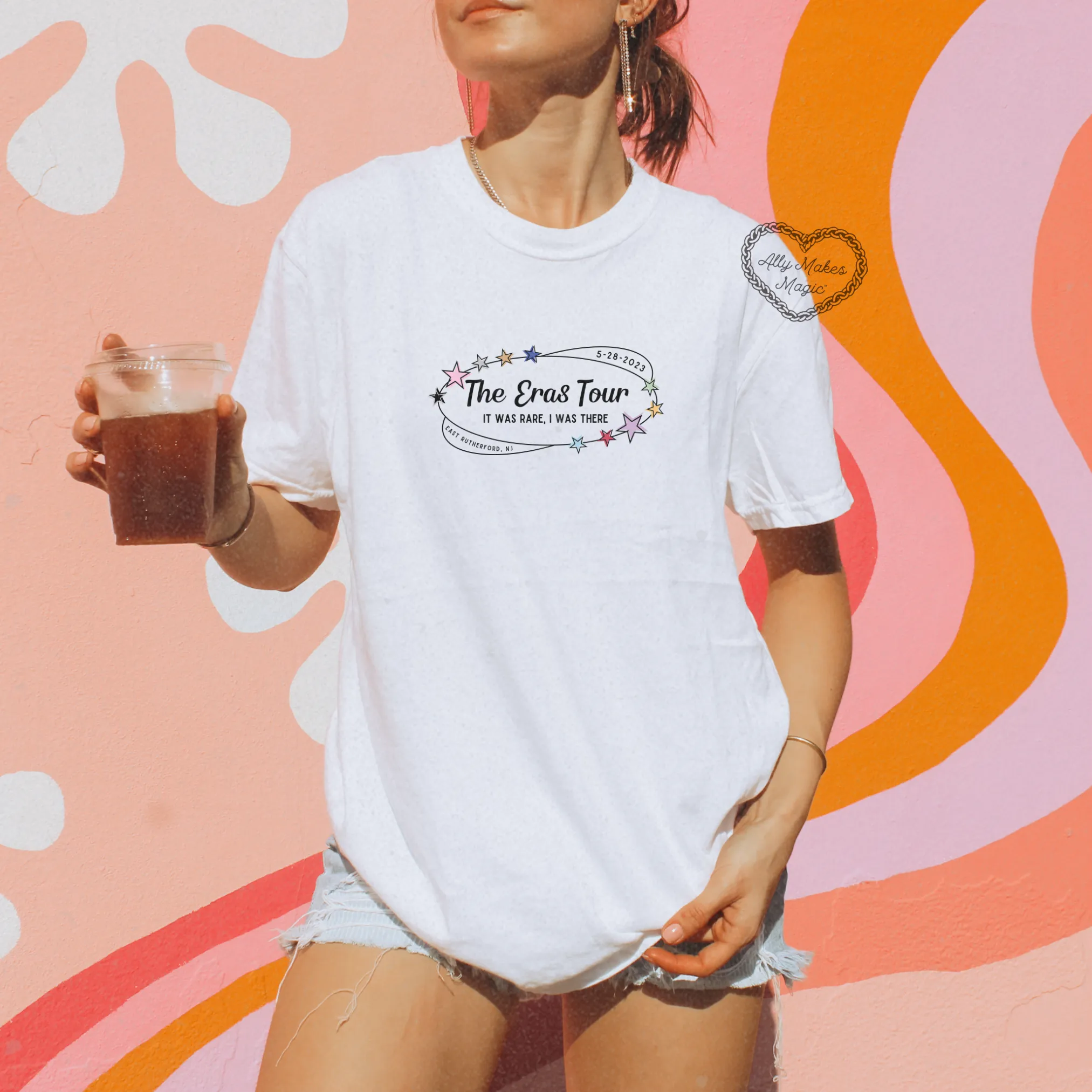 east rutherford night 3 tee | comfort colors *custom* sold by Ally Makes Magic product image thumbnail 2