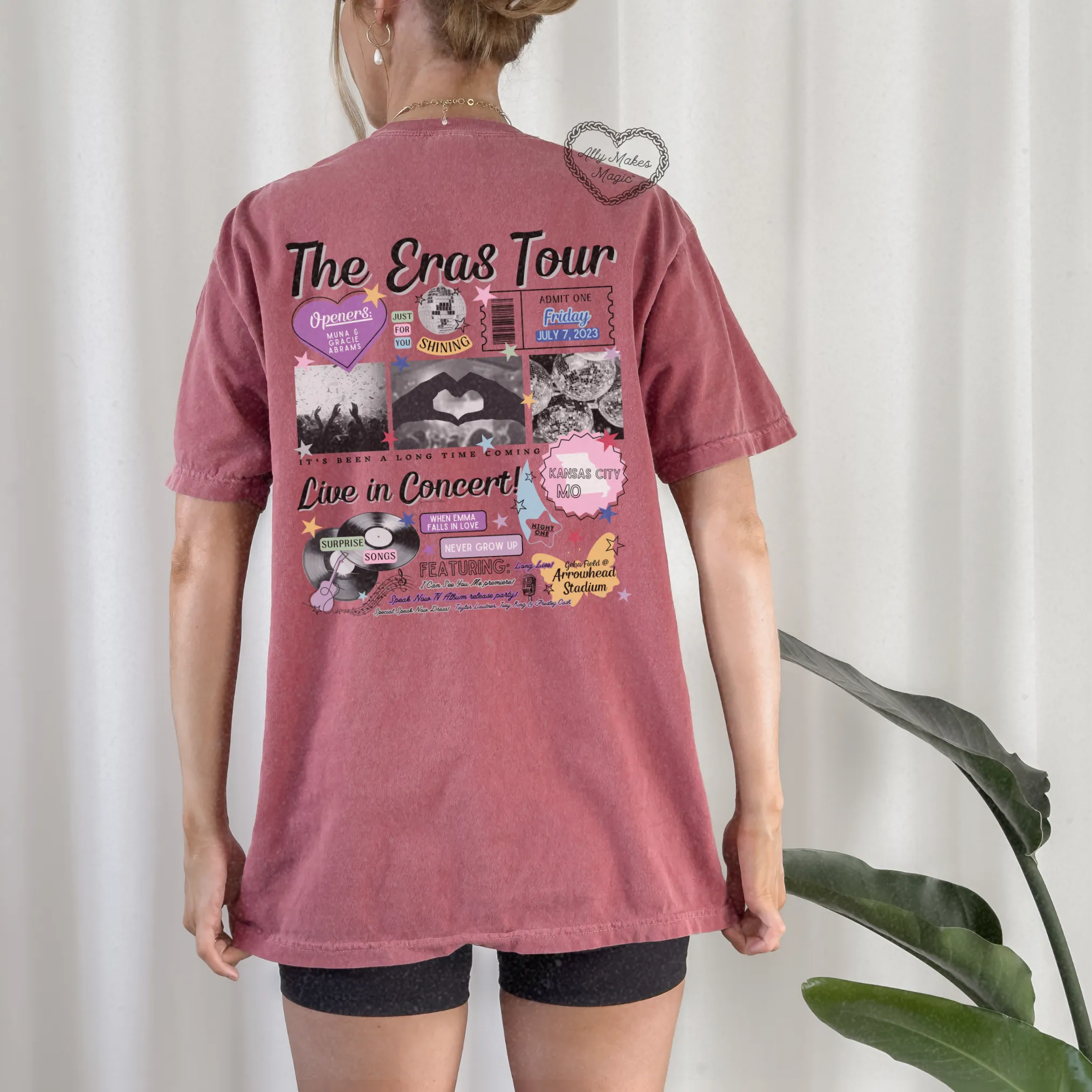 kansas city night 1 tee | comfort colors *custom* sold by Ally Makes Magic product image thumbnail 3