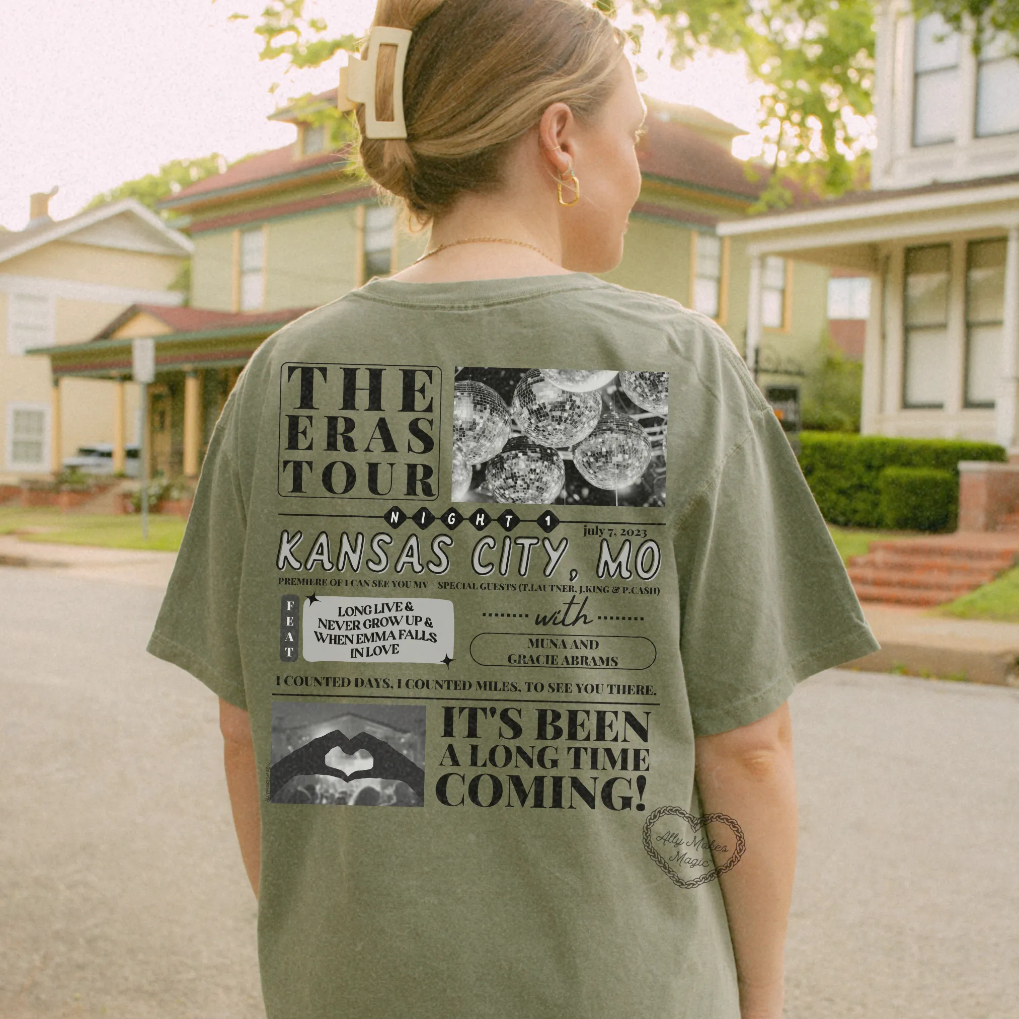 kansas city night 1 tee | comfort colors *custom* sold by Ally Makes Magic