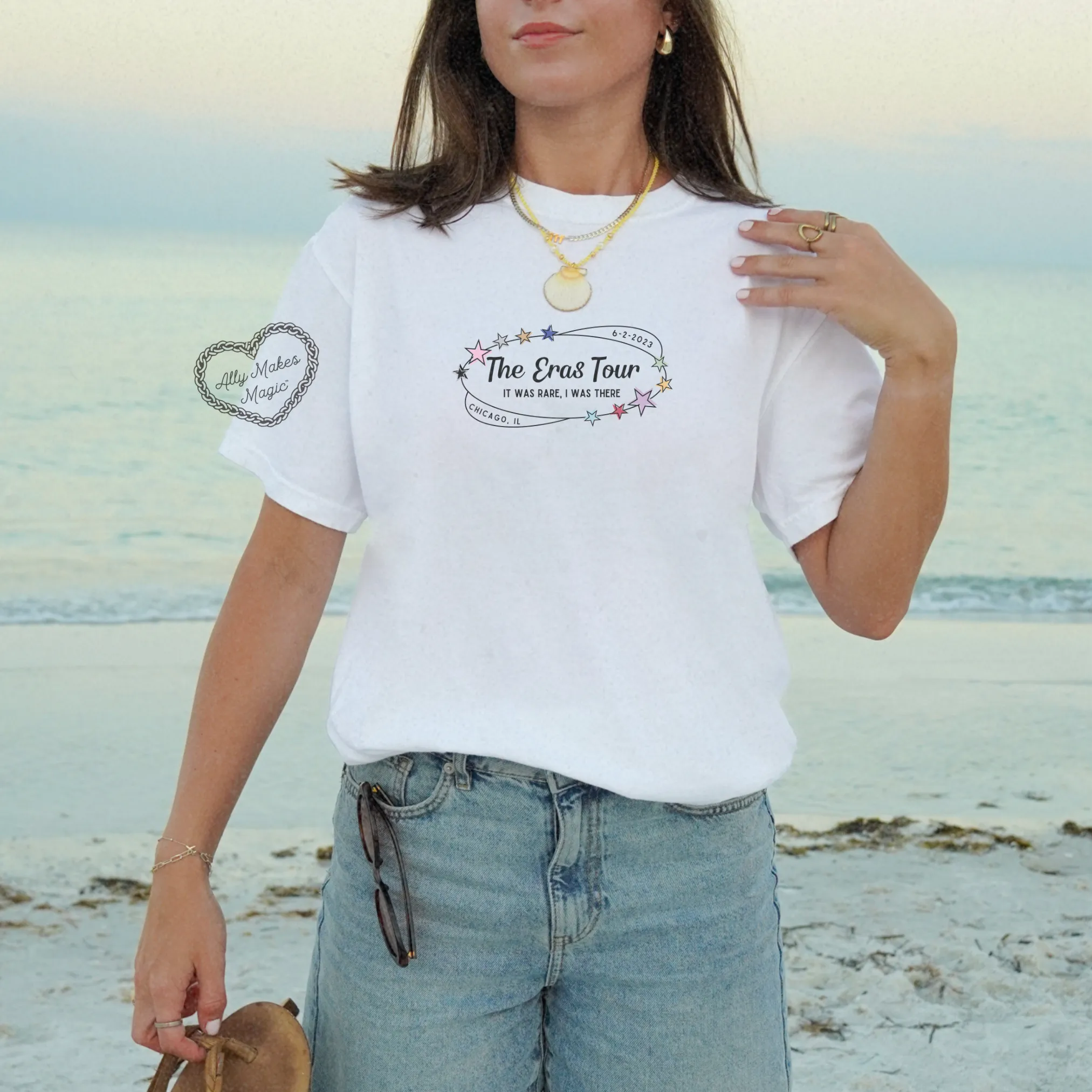 chicago night 1 tee | comfort colors *custom* sold by Ally Makes Magic product image thumbnail 2