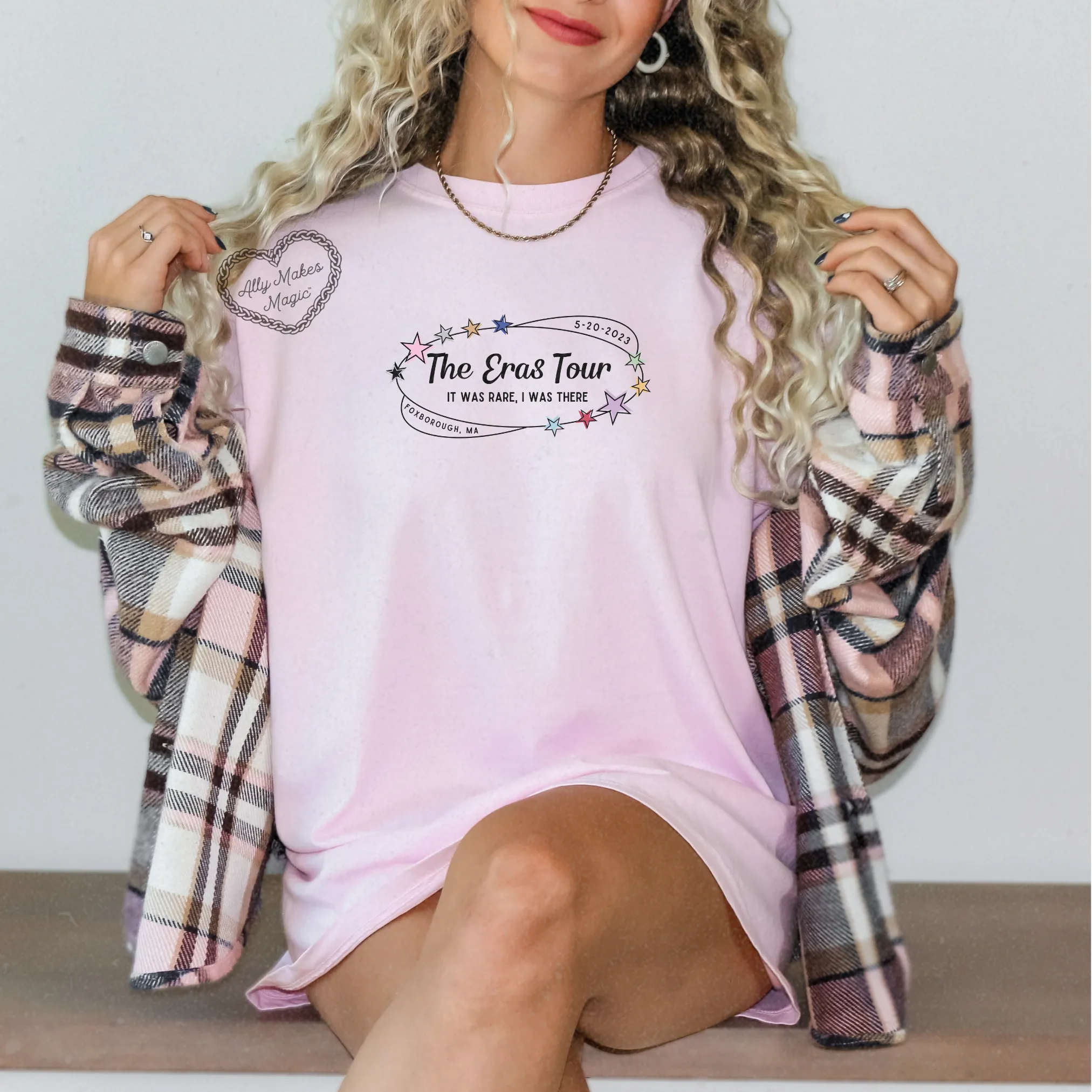 foxborough night 2 tee | comfort colors *custom* sold by Ally Makes Magic product image thumbnail 4