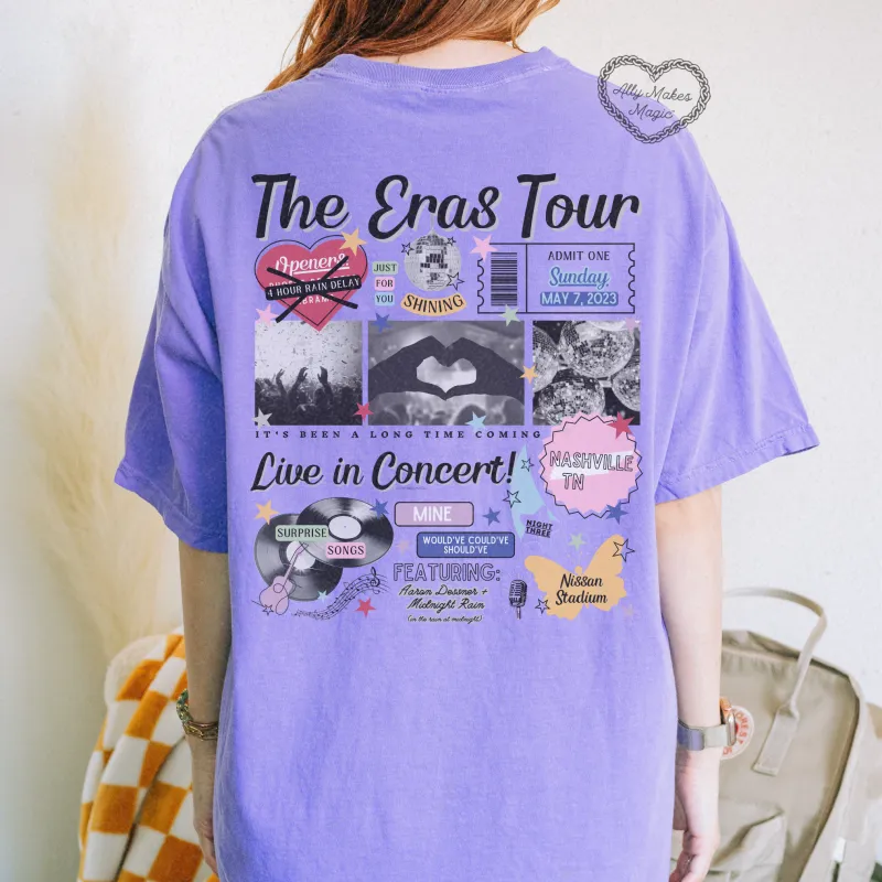 nashville night 3 tee | comfort colors *custom* sold by Ally Makes Magic