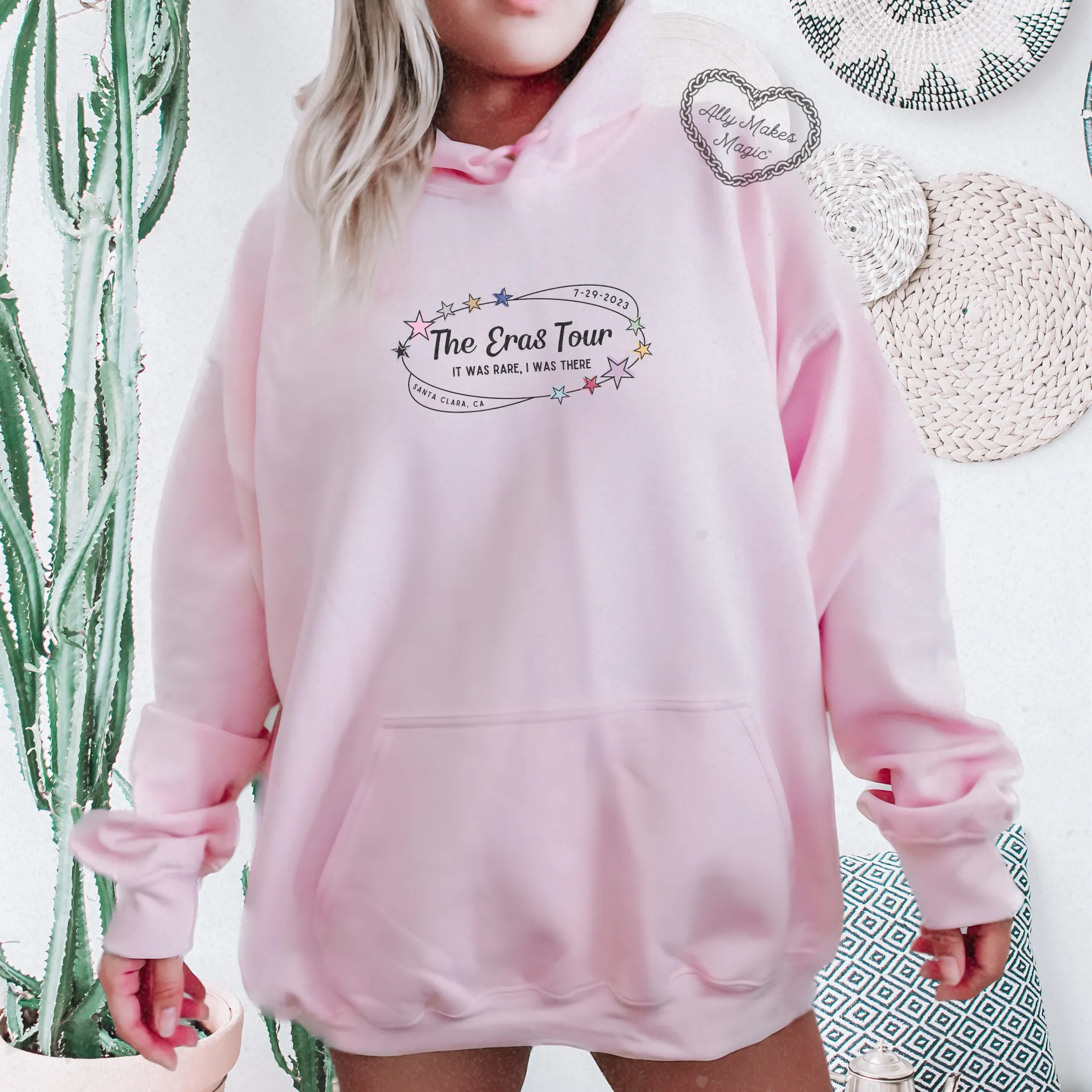 santa clara night 2 hoodie *custom* sold by Ally Makes Magic product image thumbnail 2